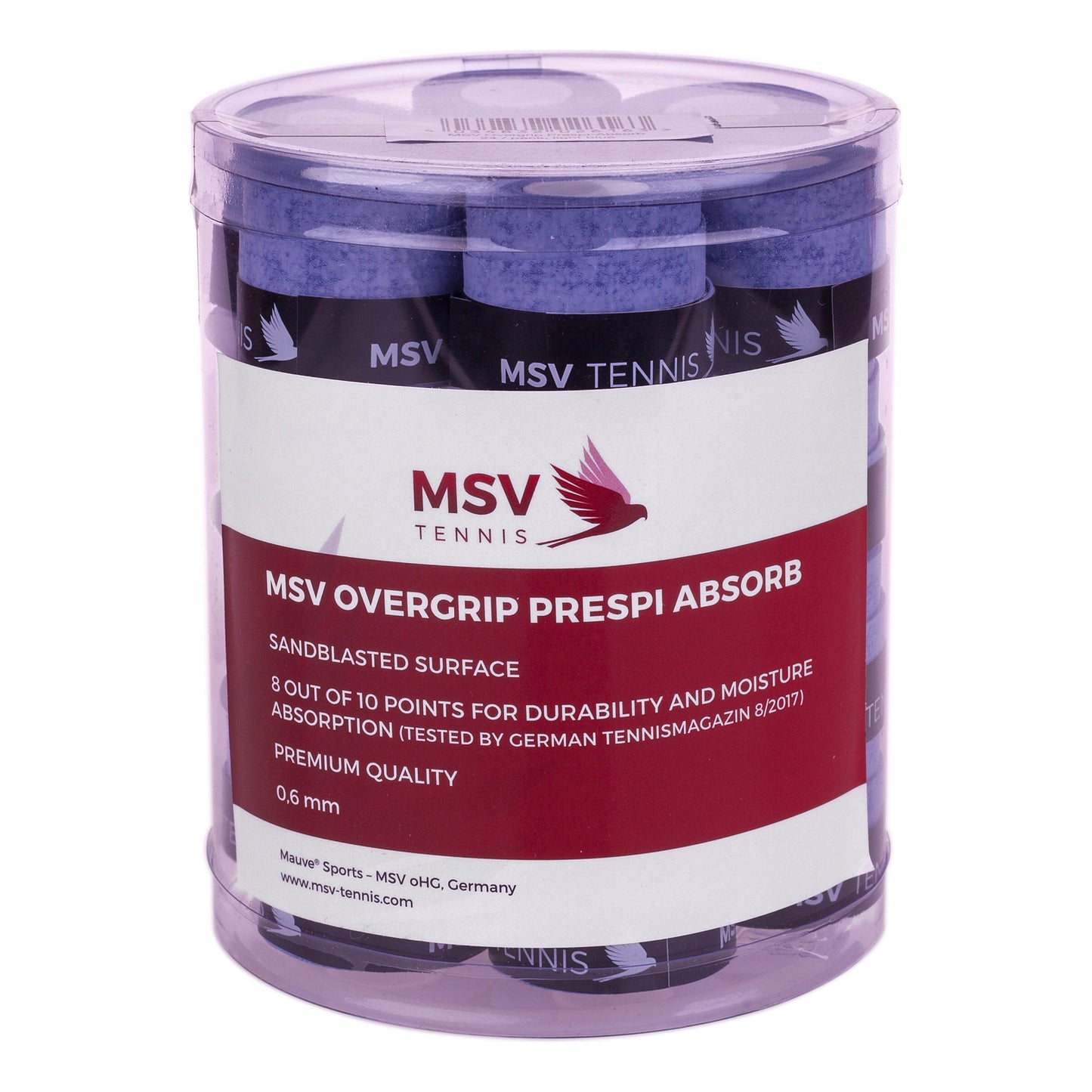 MSV Overgrip Prespi 24 Pack-Light Blue