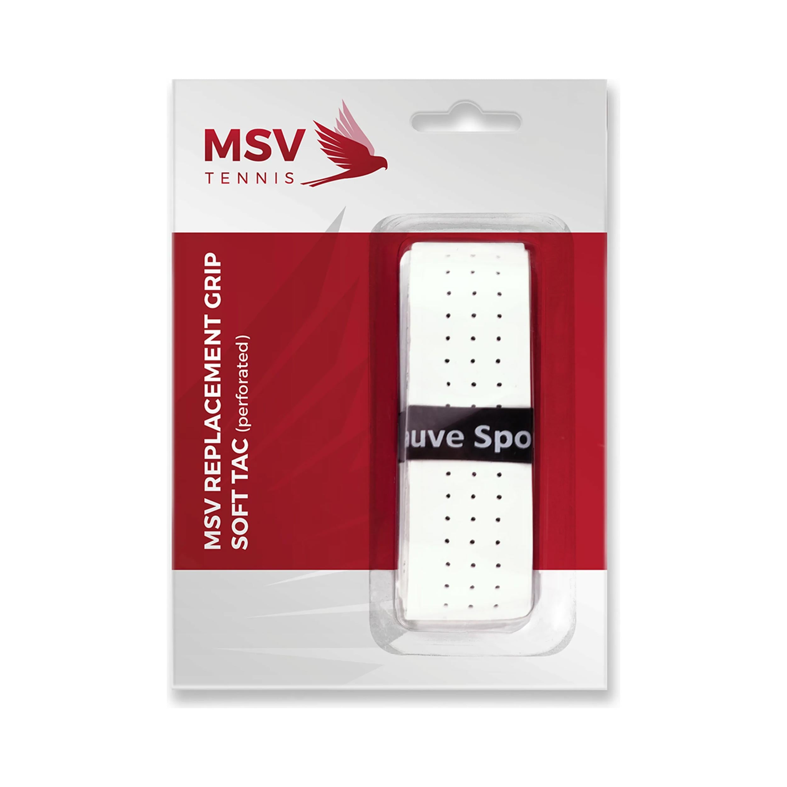 MSV Basic Grip Soft-Tac perforated 1er Pack - weiß