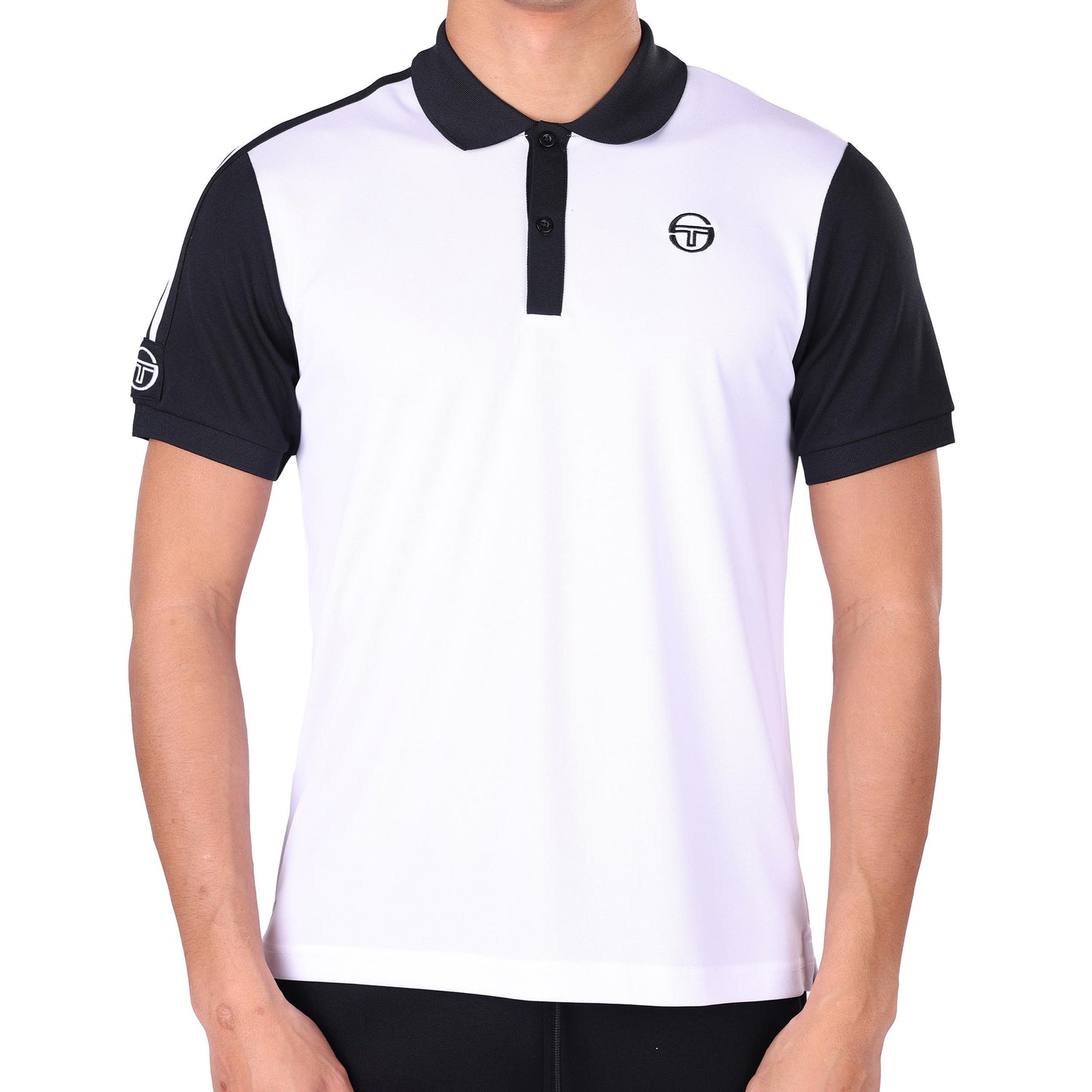 Sergio Tacchini Cesena Polo Men - white, black