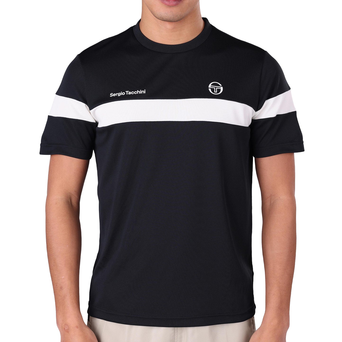 Sergio Tacchini Leone PL T-Shirt Men - black, white