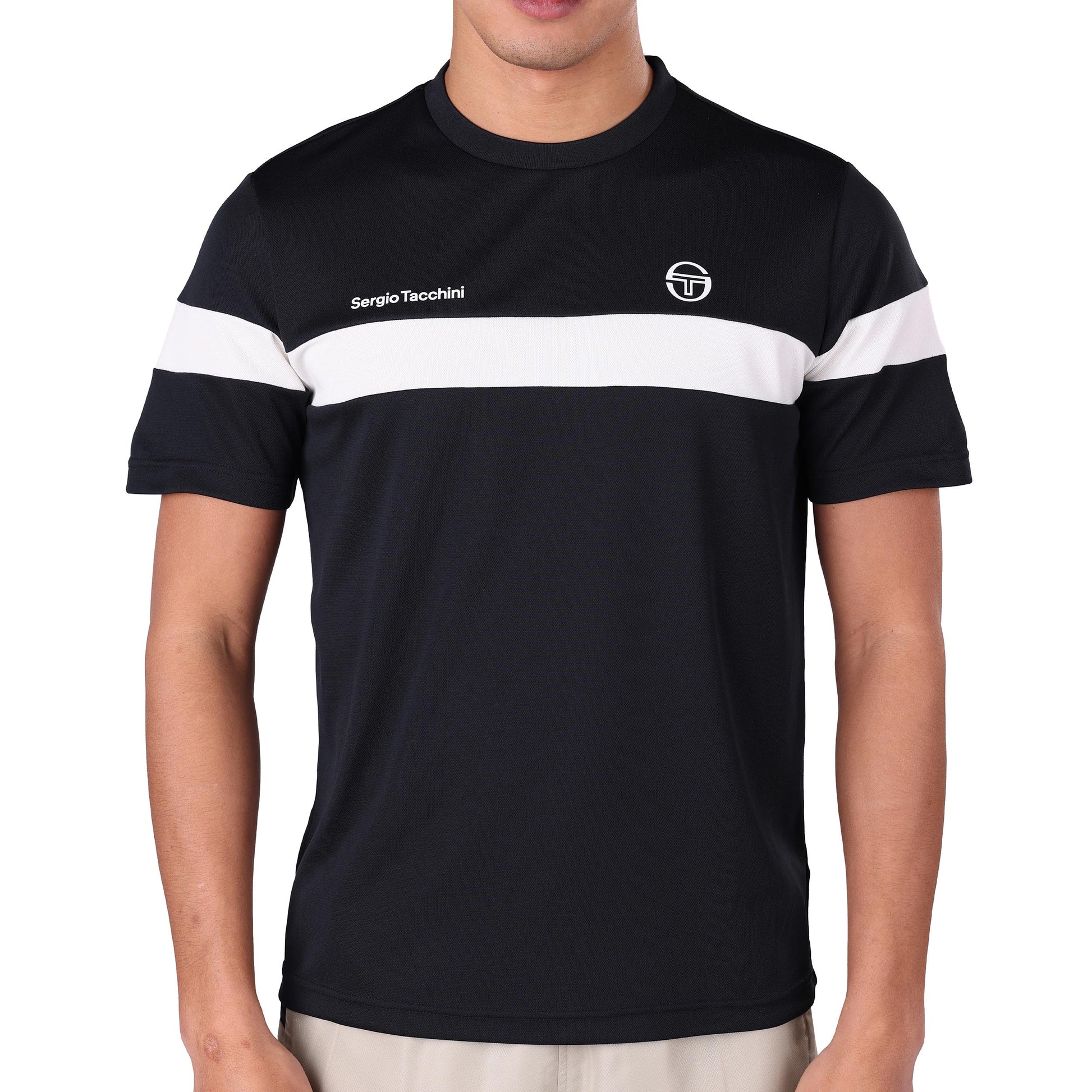 Sergio Tacchini Leone PL T-Shirt Men - black, white