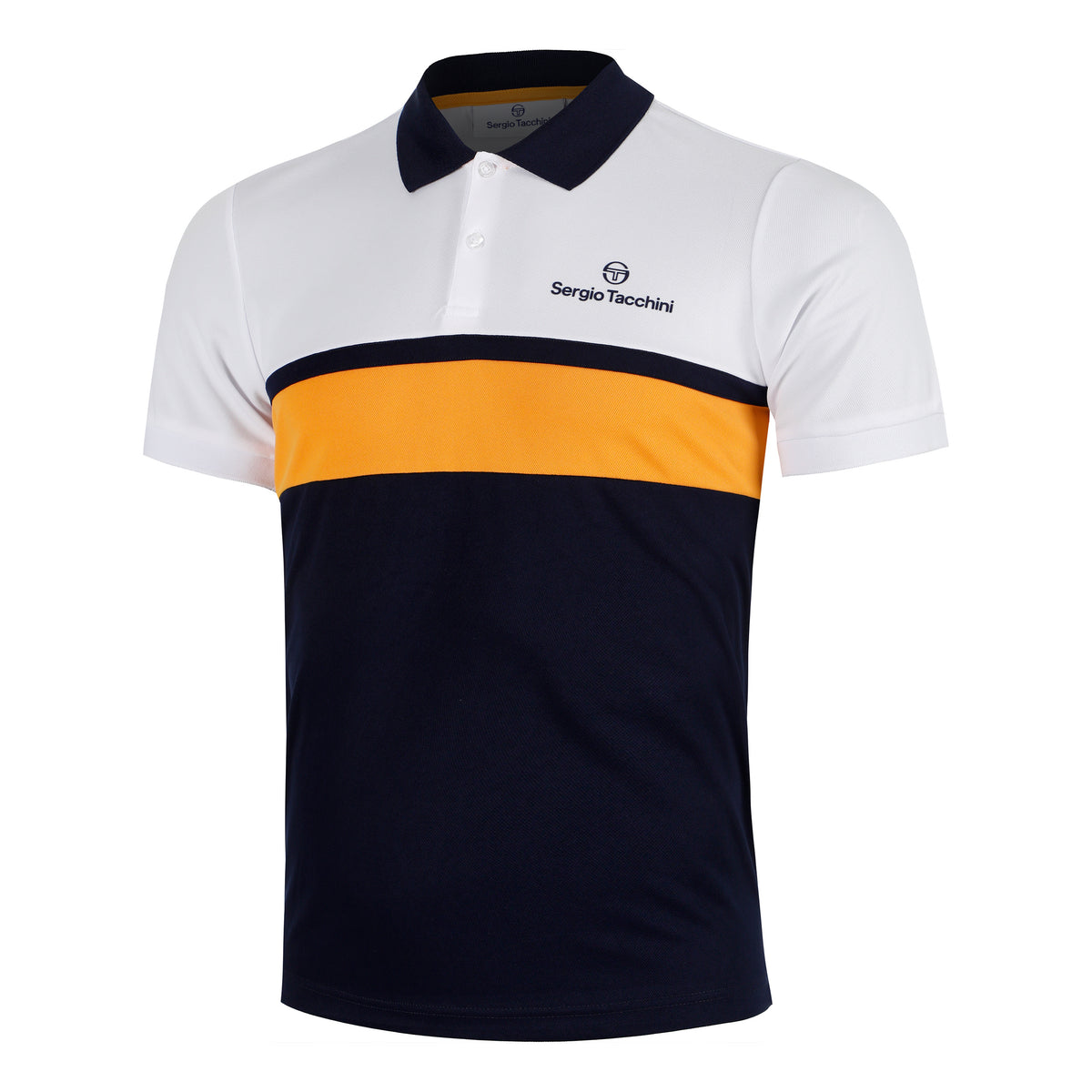 Sergio Tacchini Elfetta Polo Men-White,Apricot