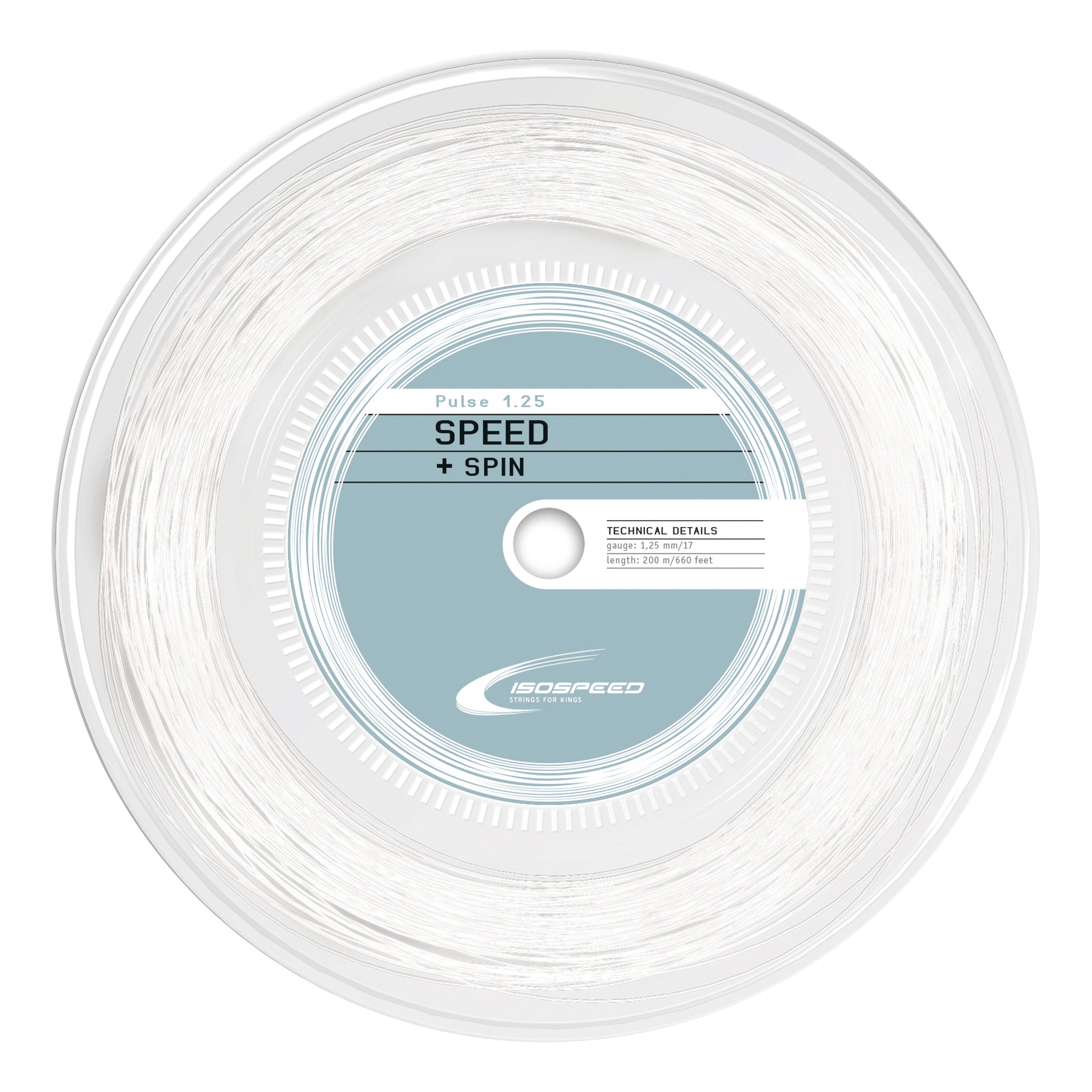 Isospeed Pulse String Reel 200m-White