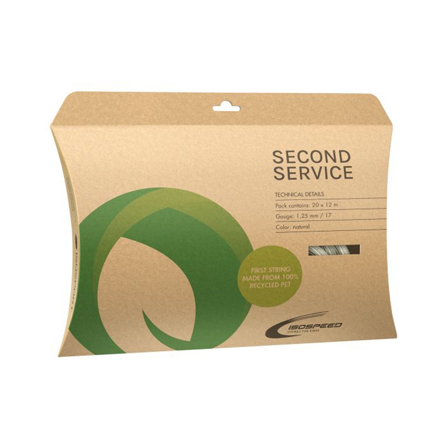 Isospeed Second Service Bigpack 20 X12 M String Reel-Ecru