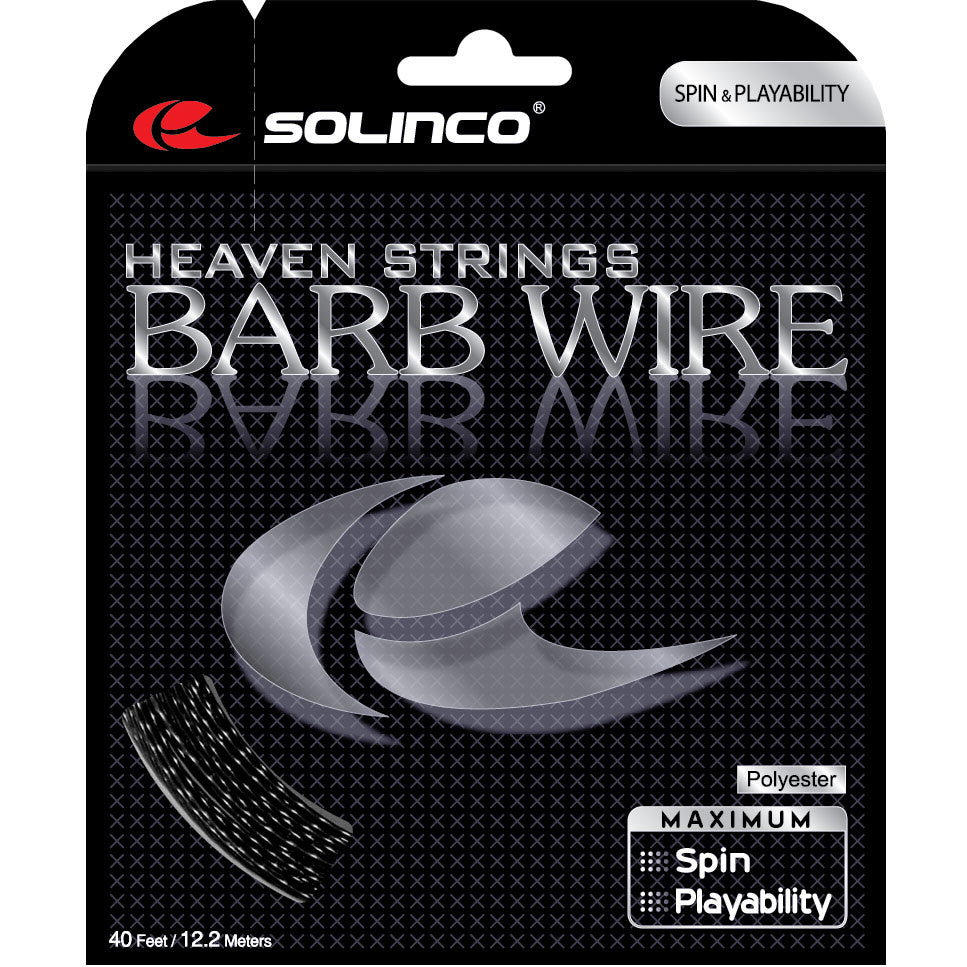 Solinco Barb Wire Saitenset 12,2m-Schwarz