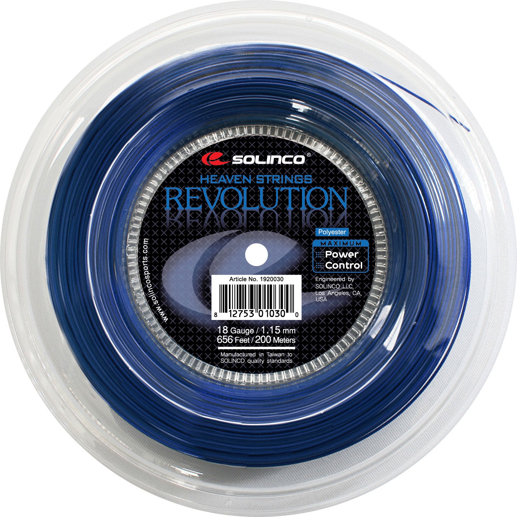 Solinco Revolution String Reel 200m-Blue