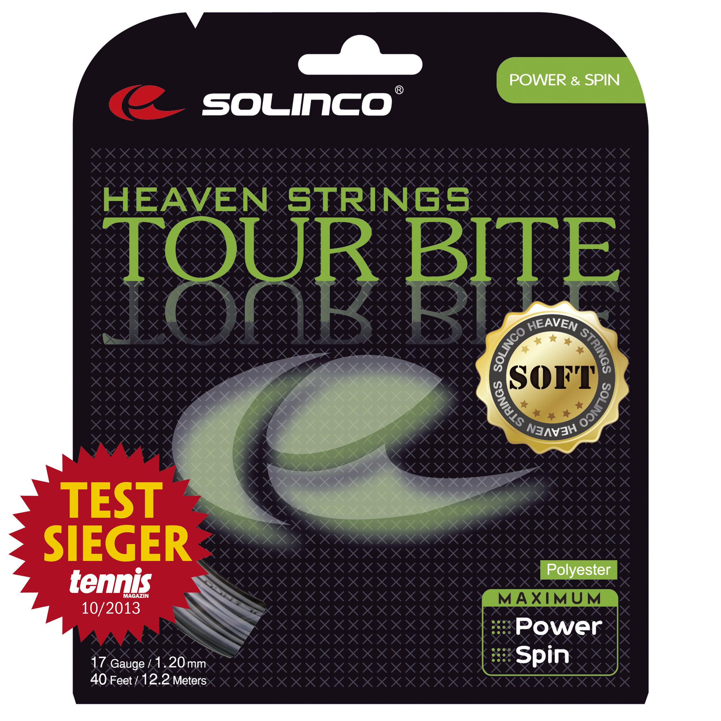 Solinco Tour Bite Soft String Set 12,2m-Silver
