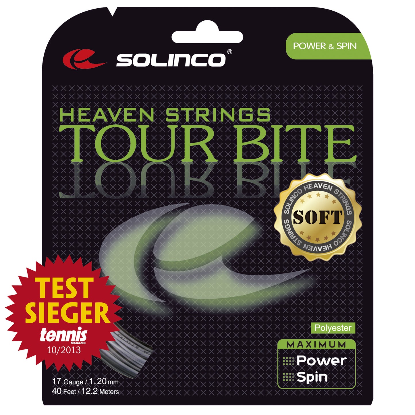 Solinco Tour Bite Soft String Set 12,2m-Silver