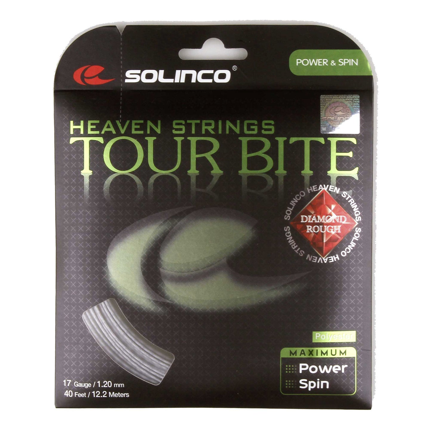 Solinco Tour Bite Diamond Rough String Set 12,2m-Silver