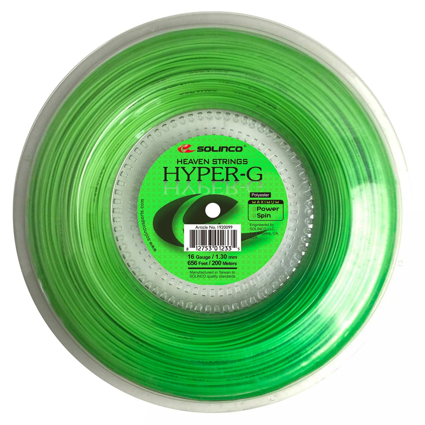 Solinco Hyper-G String Reel 200m-Green
