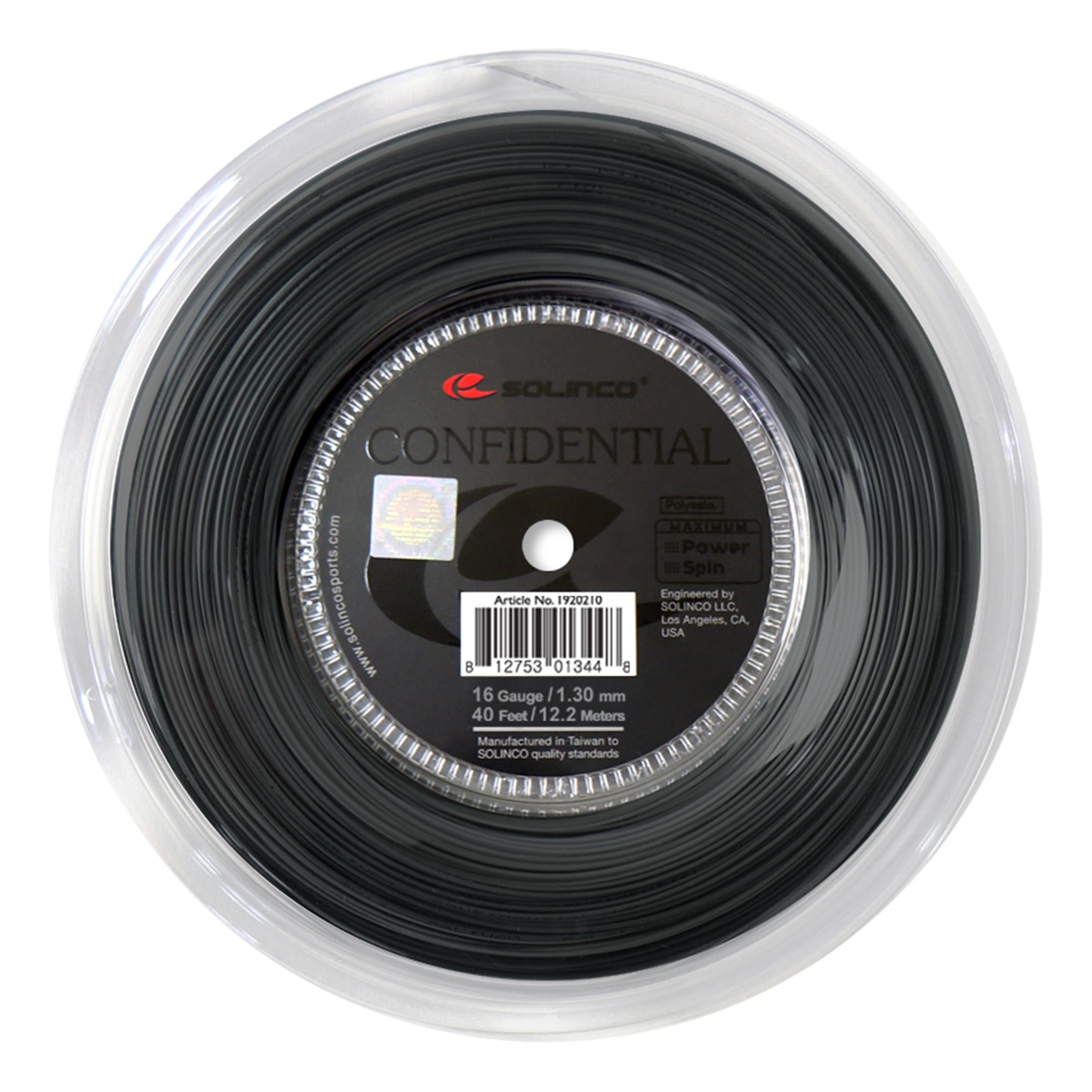 Solinco Confidential String Reel 200m-Black