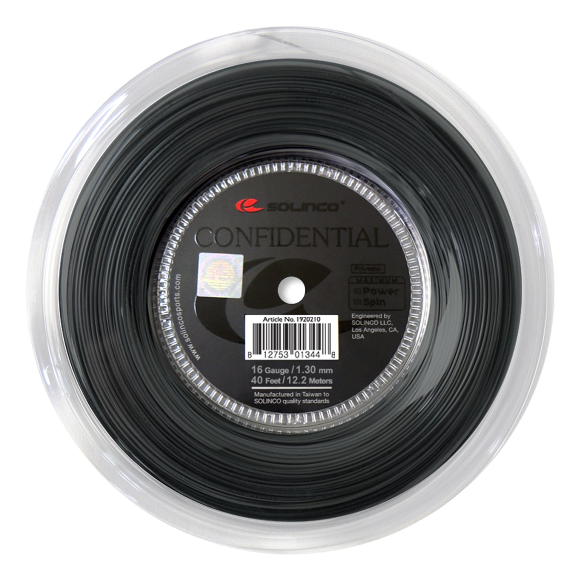 Solinco Confidential String Reel 200m-Black