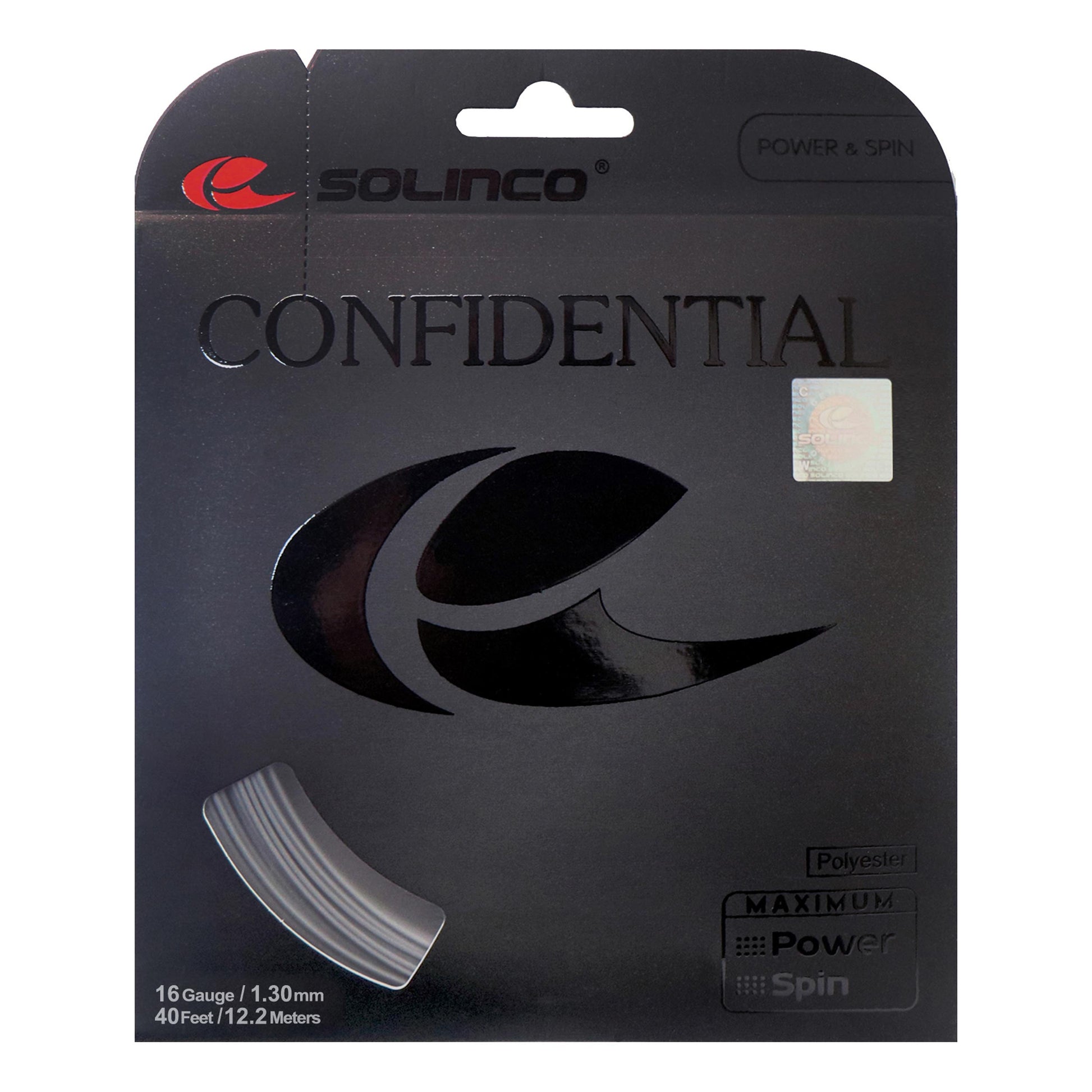 Solinco Confidential String Set 12,2m-Dark Grey