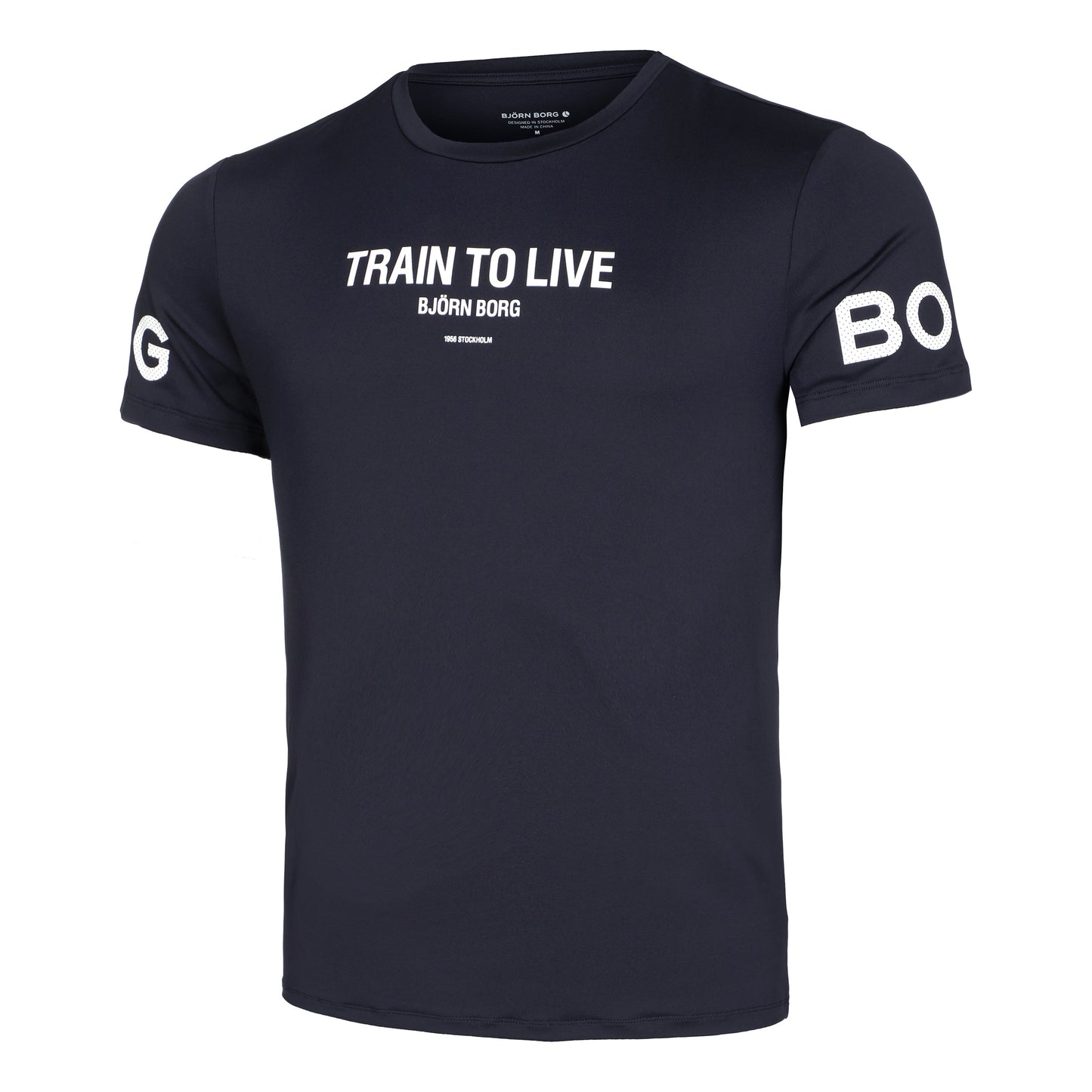 Björn Borg Borg Graphic T-Shirt Men - dark blue, white