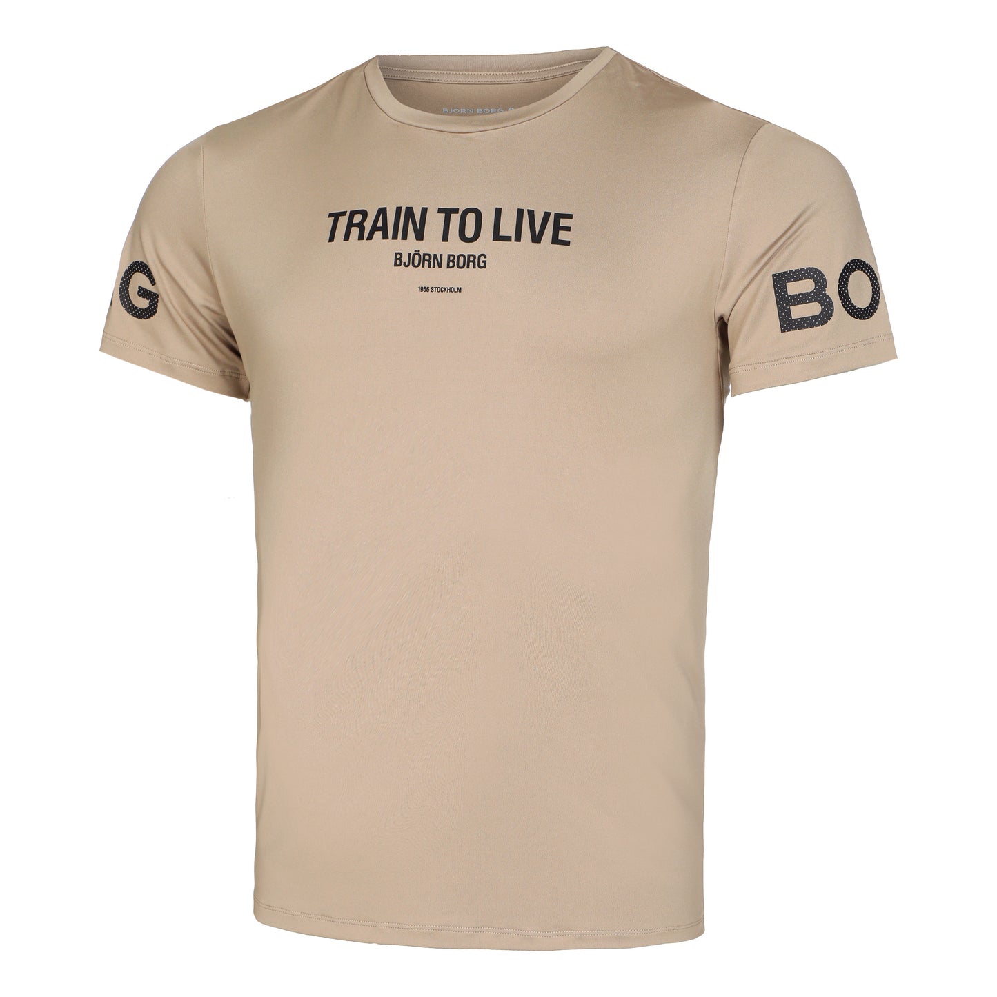 Björn Borg Borg Graphic T-Shirt Men - beige, black