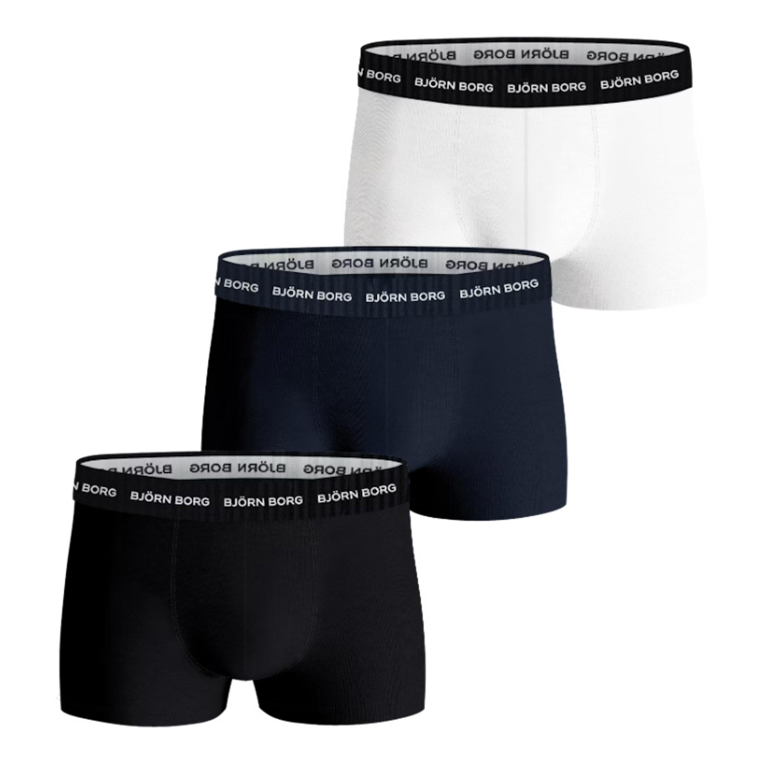 Björn Borg Cotton Stretch Trunk Boxer shorts 3 Pack Men - multicoloured