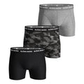 Cotton Stretch Boxer Short 3er Pack Herren - oliv, grün