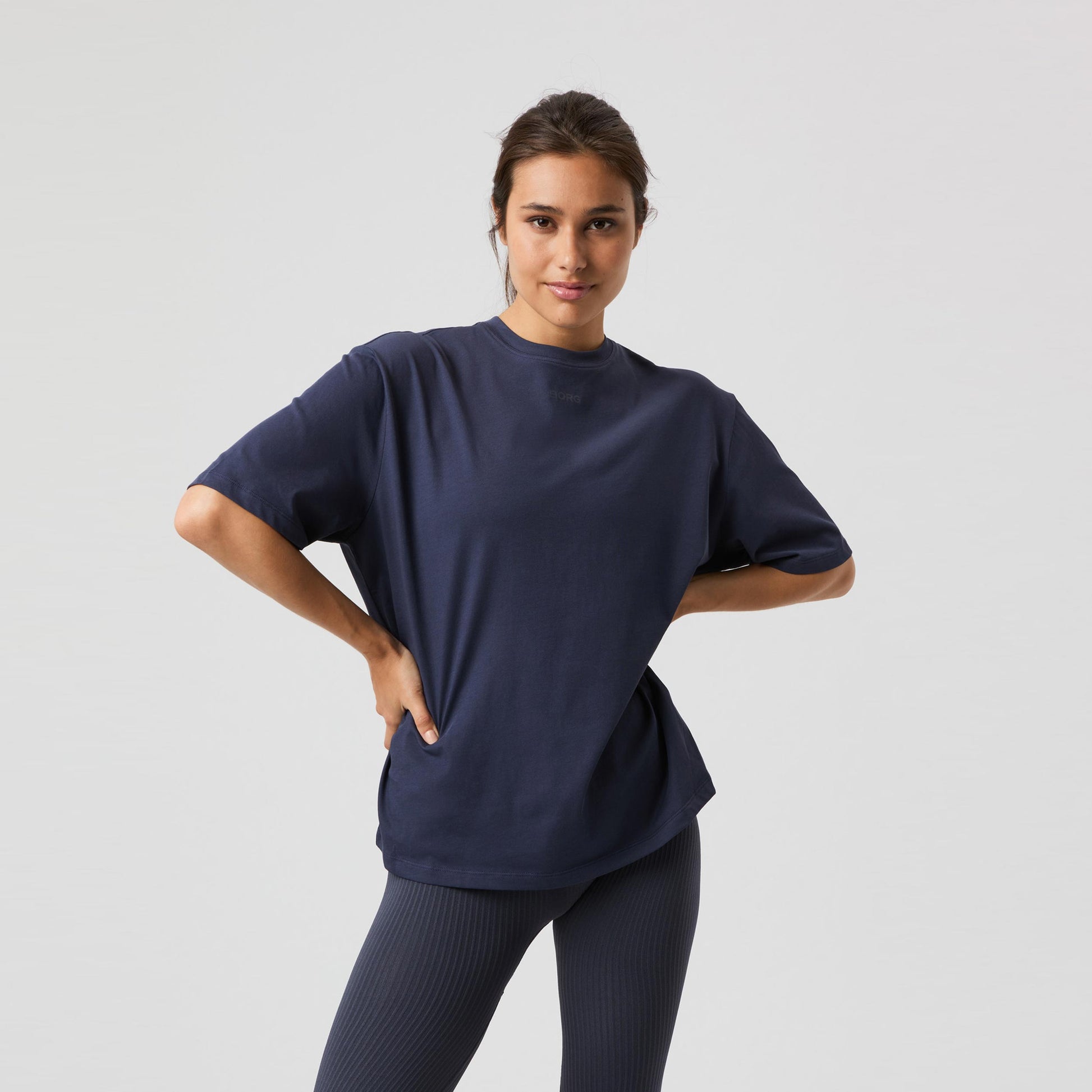 Björn Borg Studio Oversized T-Shirt Women-Dark Blue