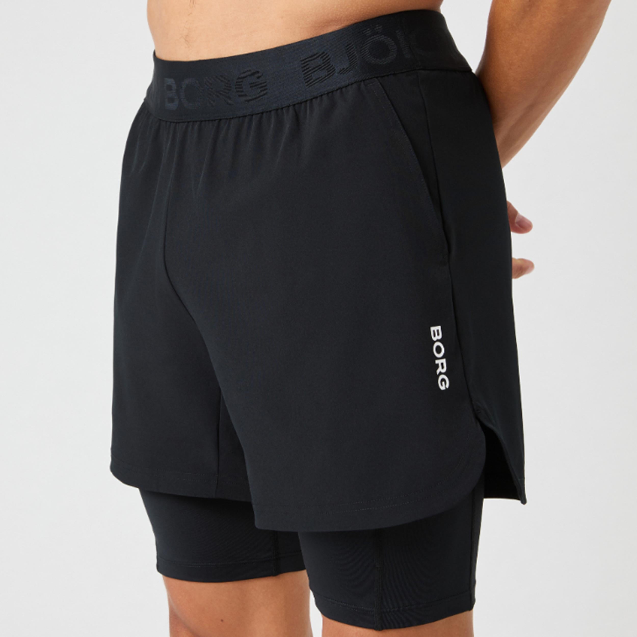 Björn Borg Borg 2 In 1 Shorts Men - black