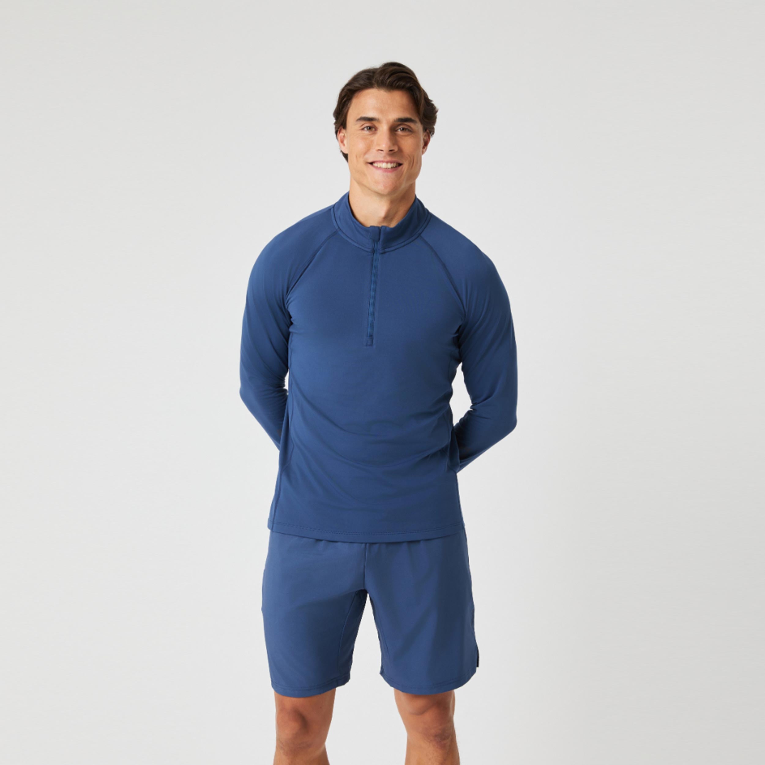 Björn Borg Midlayer Half Zip Long sleeve Men - dark blue