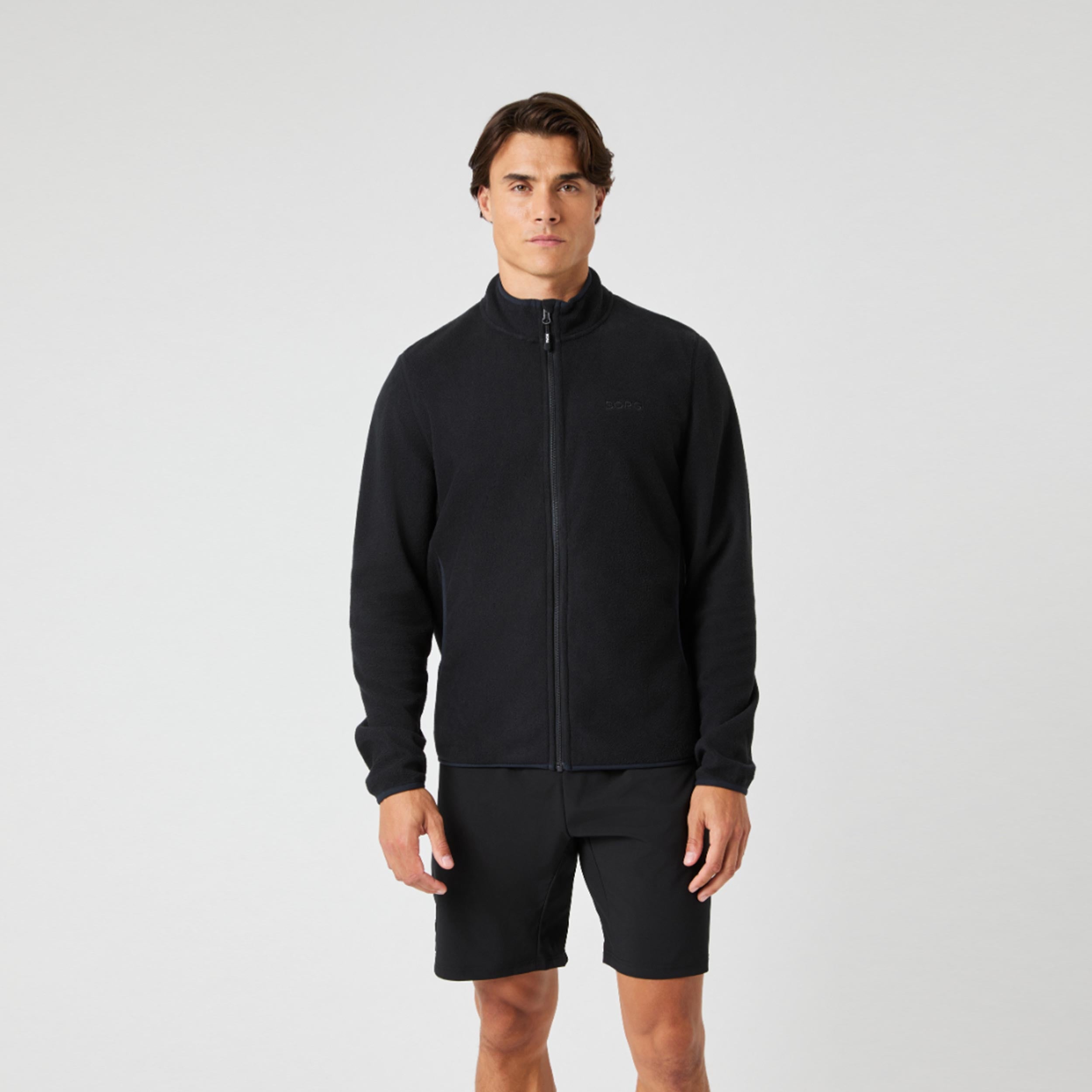 Björn Borg Borg Full Zip Fleece Zip Hoodie Men-Black