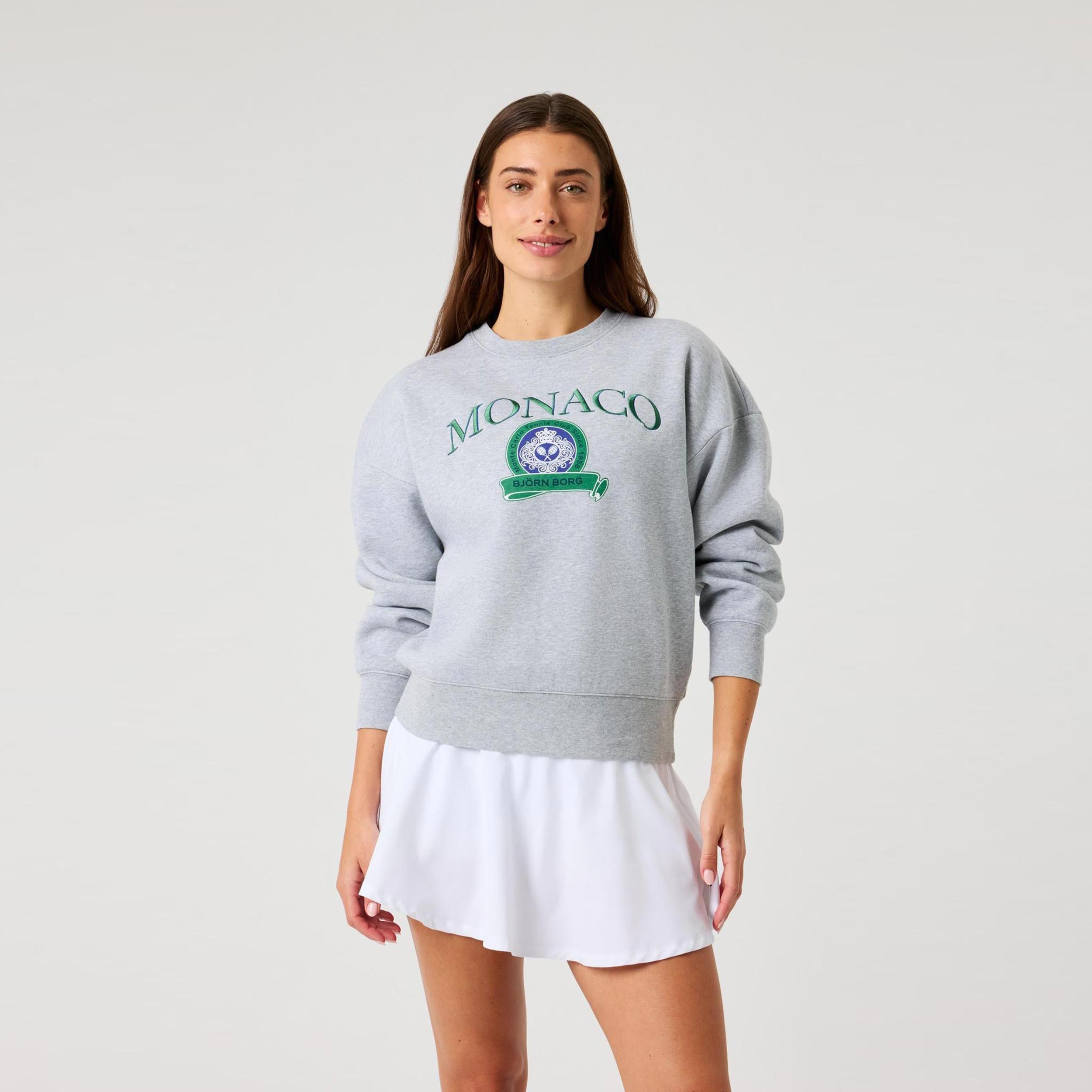Björn Borg Boyfriend Sweatshirt Women-lightgrey