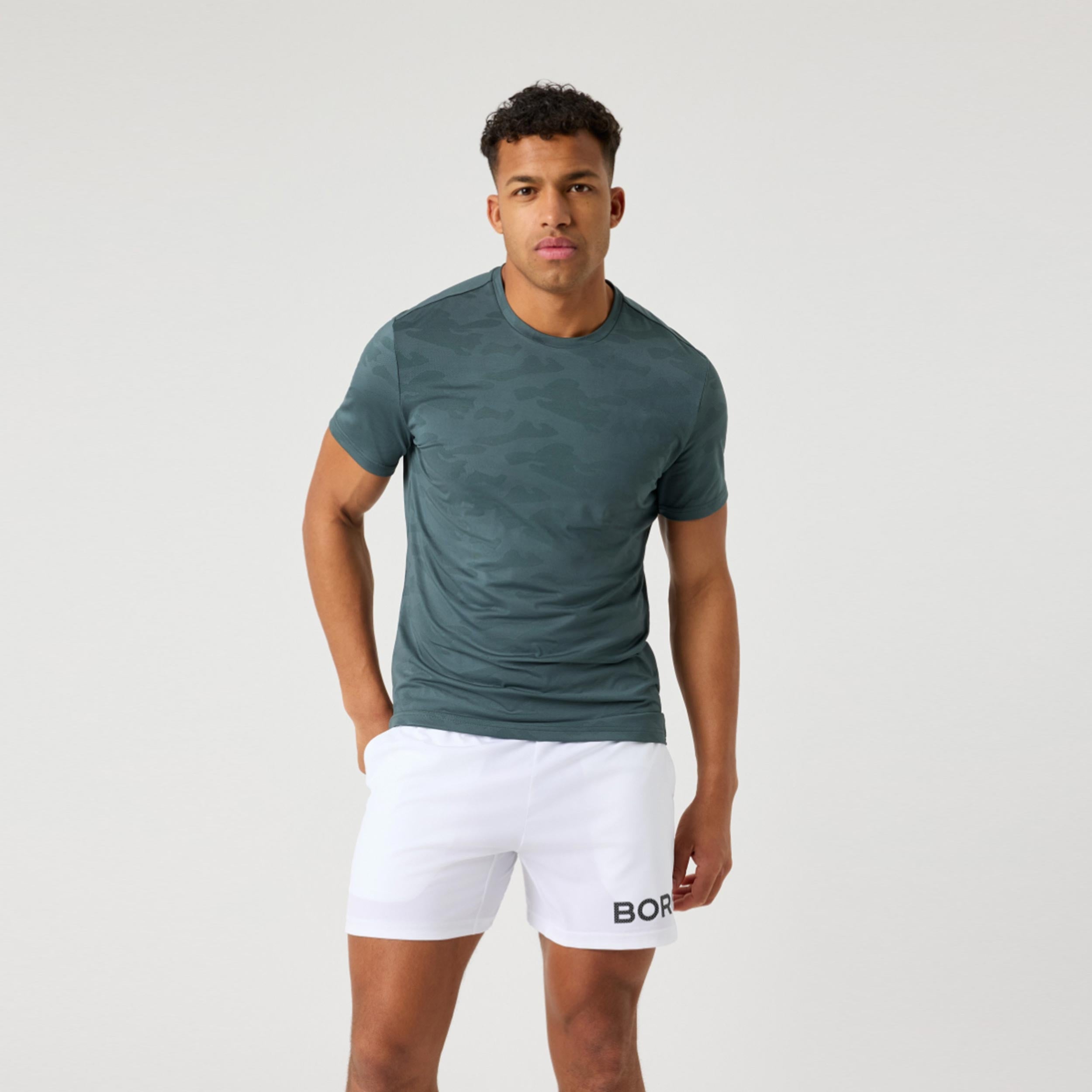 Björn Borg Performance T-Shirt Men-dark green
