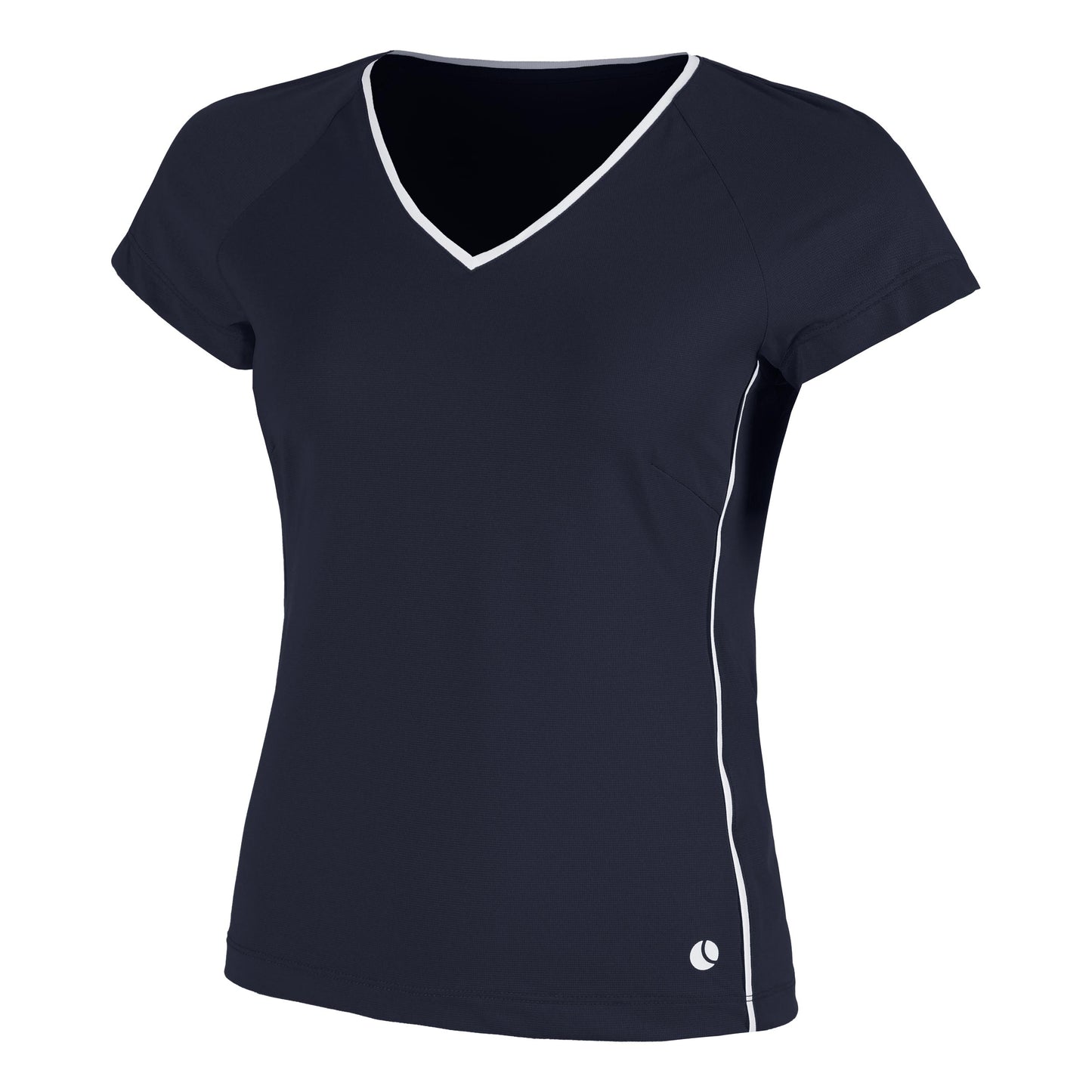 Björn Borg Ace V-Neck T-Shirt Damen - dunkelblau