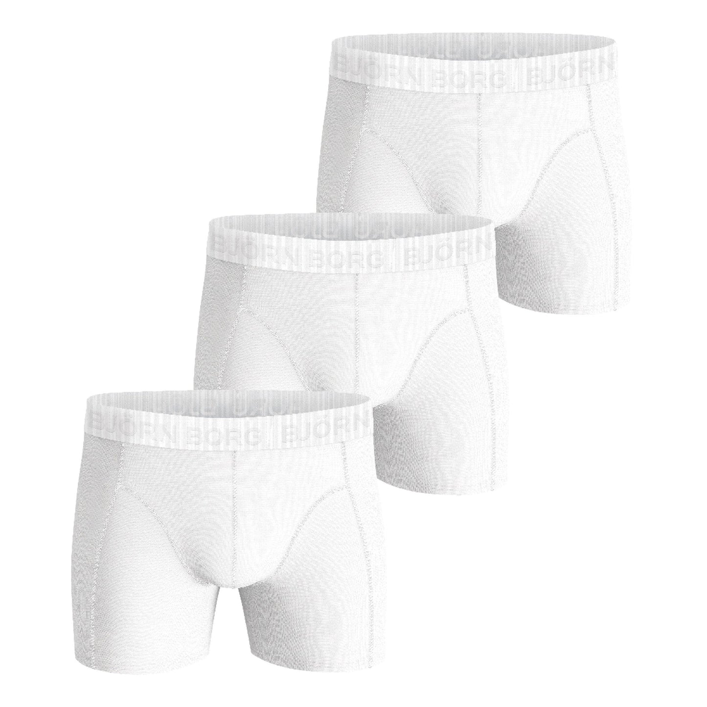 Björn Borg Stretch Boxer Short 3er Pack Herren - weiß,