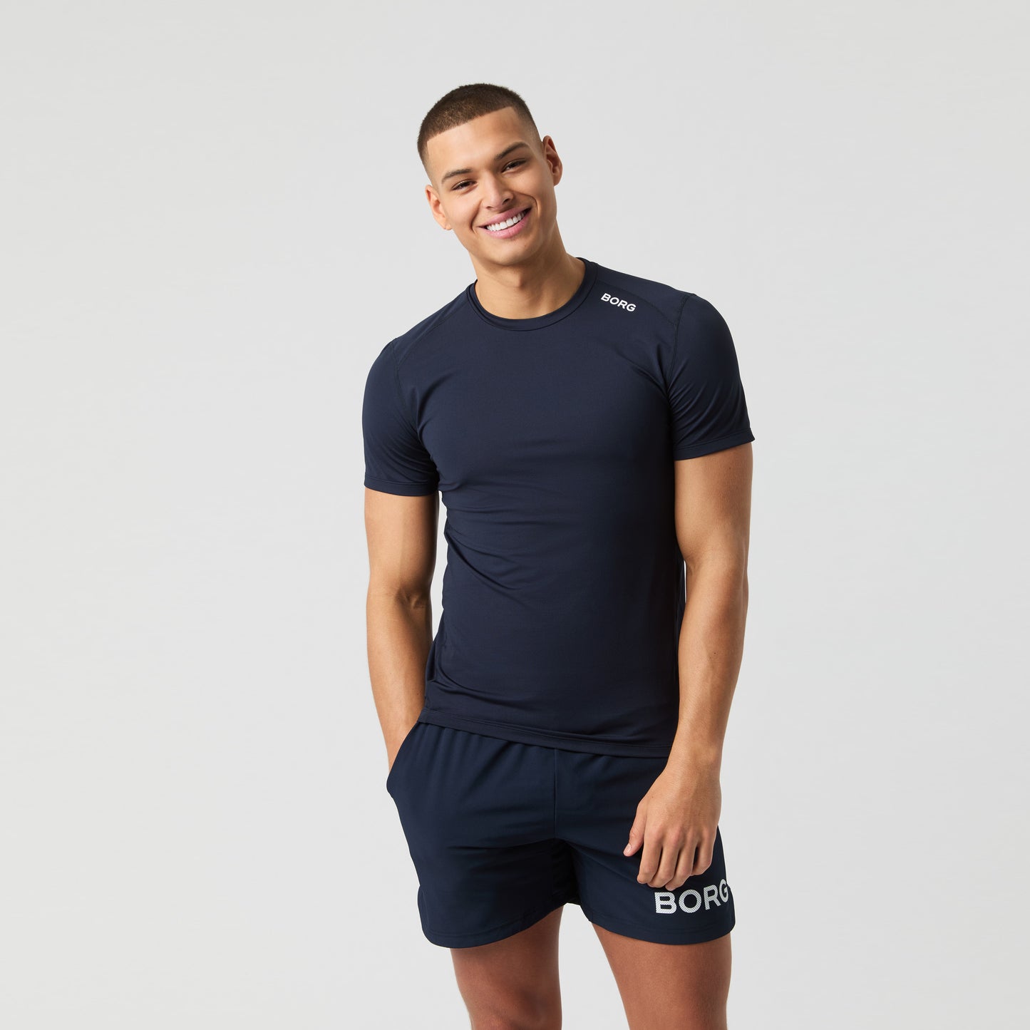 Björn Borg Borg Athletic T-Shirt Men - dark blue