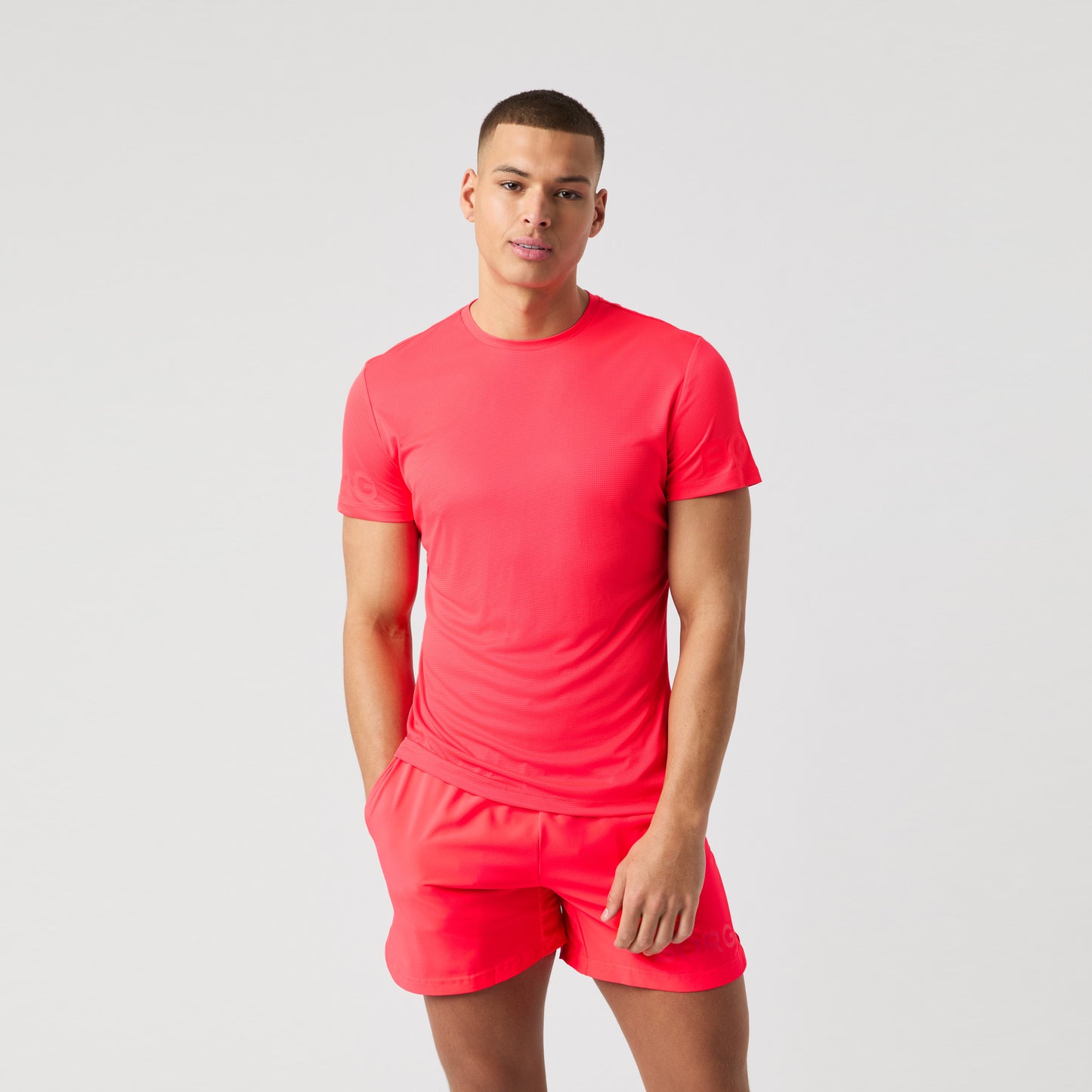 Björn Borg Light T-Shirt Men - coral