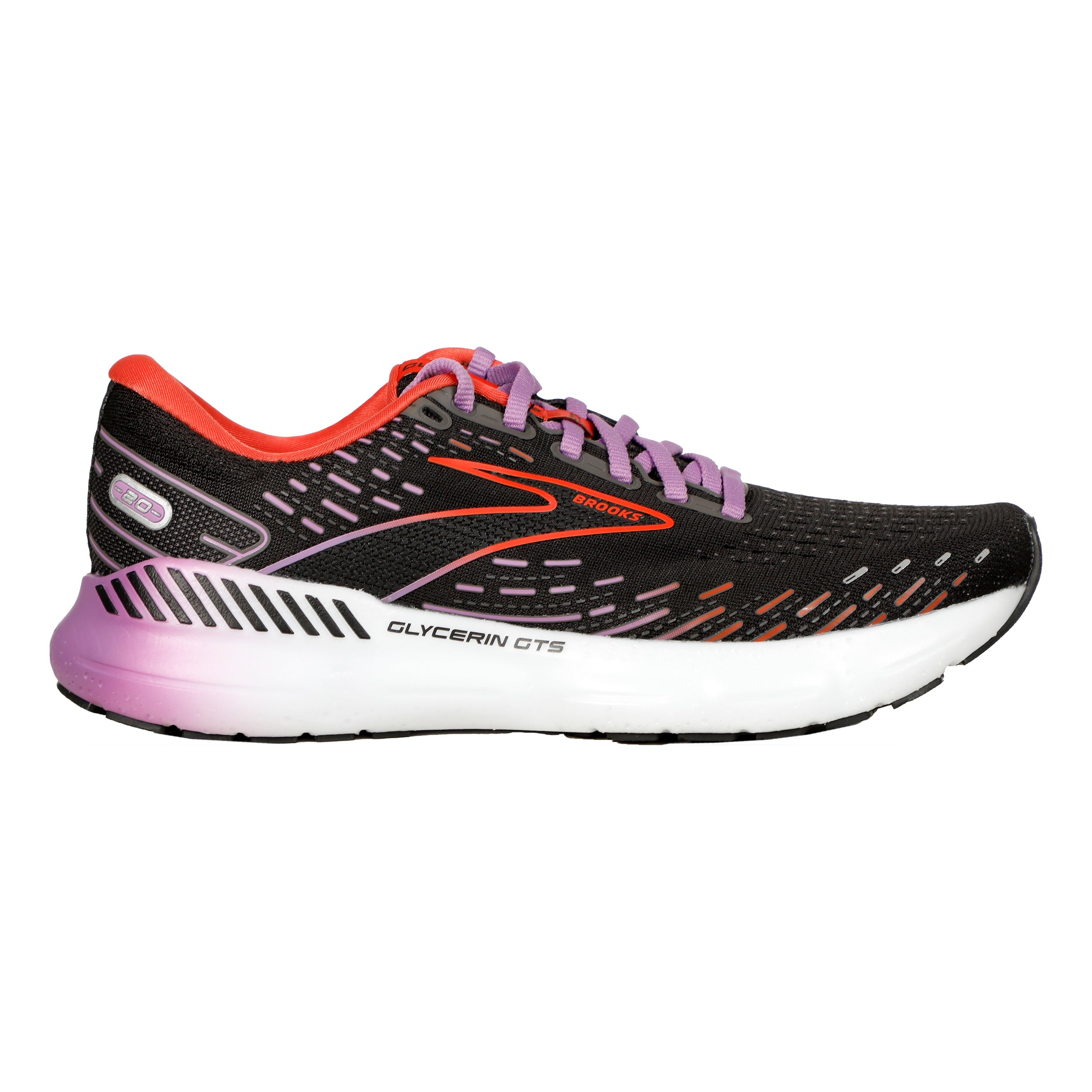 Brooks Glycerin 20 Neutralschuh Damen-Schwarz,Orange