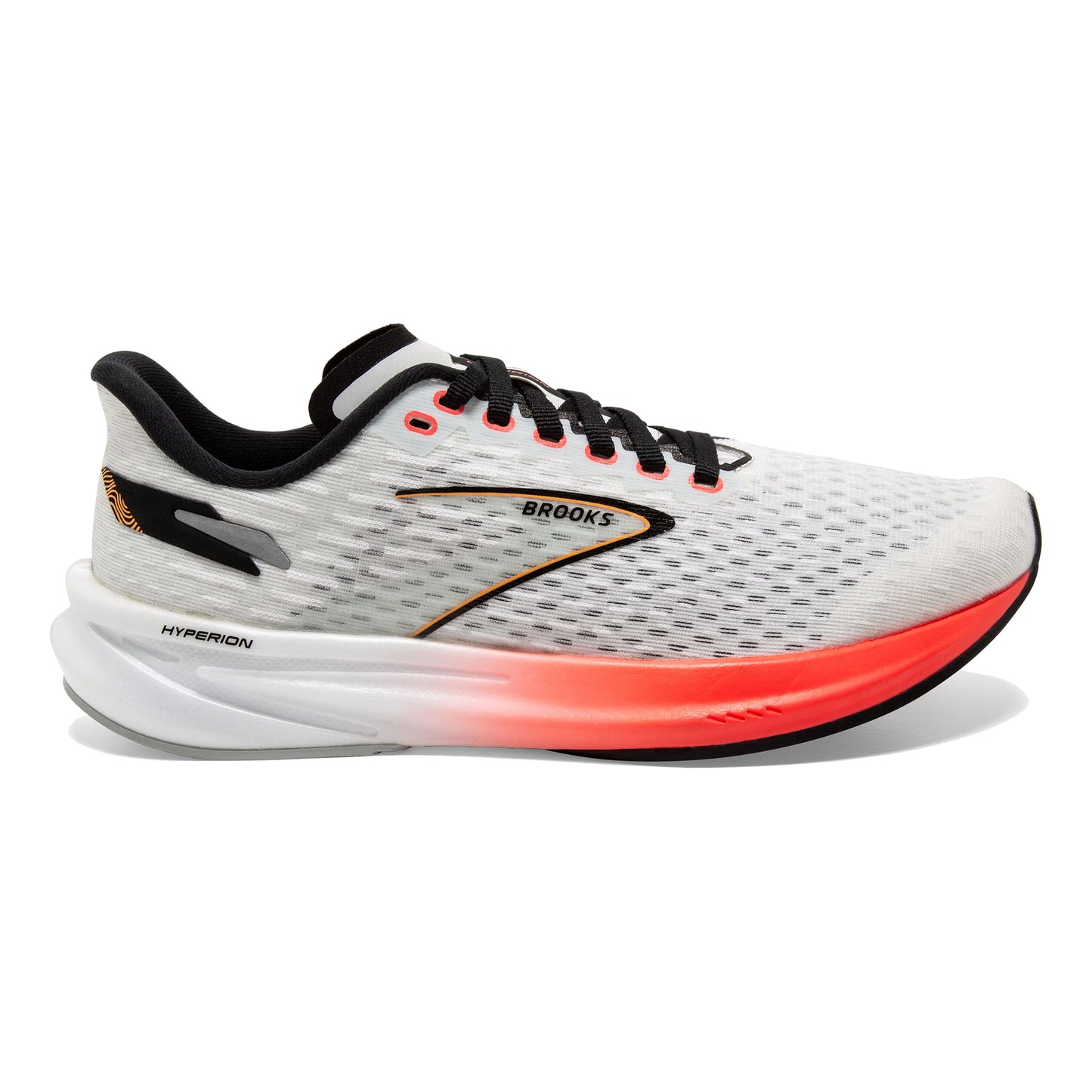 Brooks Hyperion Competition Running Shoe Women-White,Orange