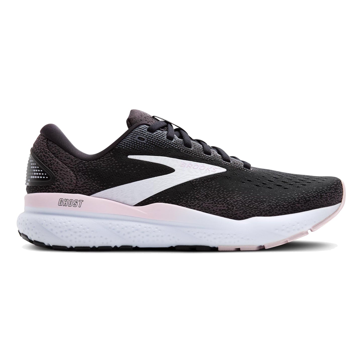 Brooks Ghost 16 Neutral Running Shoe Women-Black,Pink