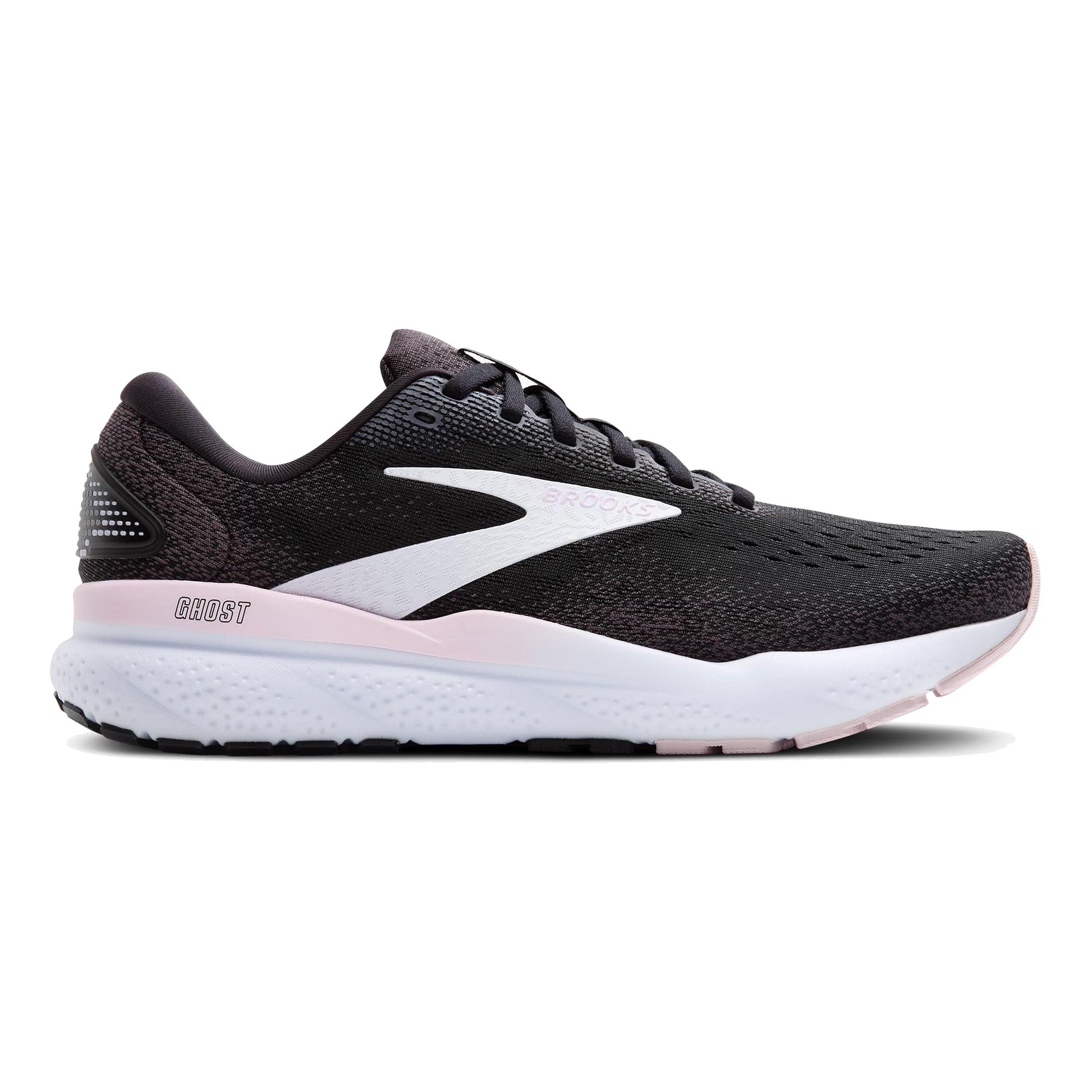 Brooks Ghost 16 Neutral Running Shoe Women-Black,Pink
