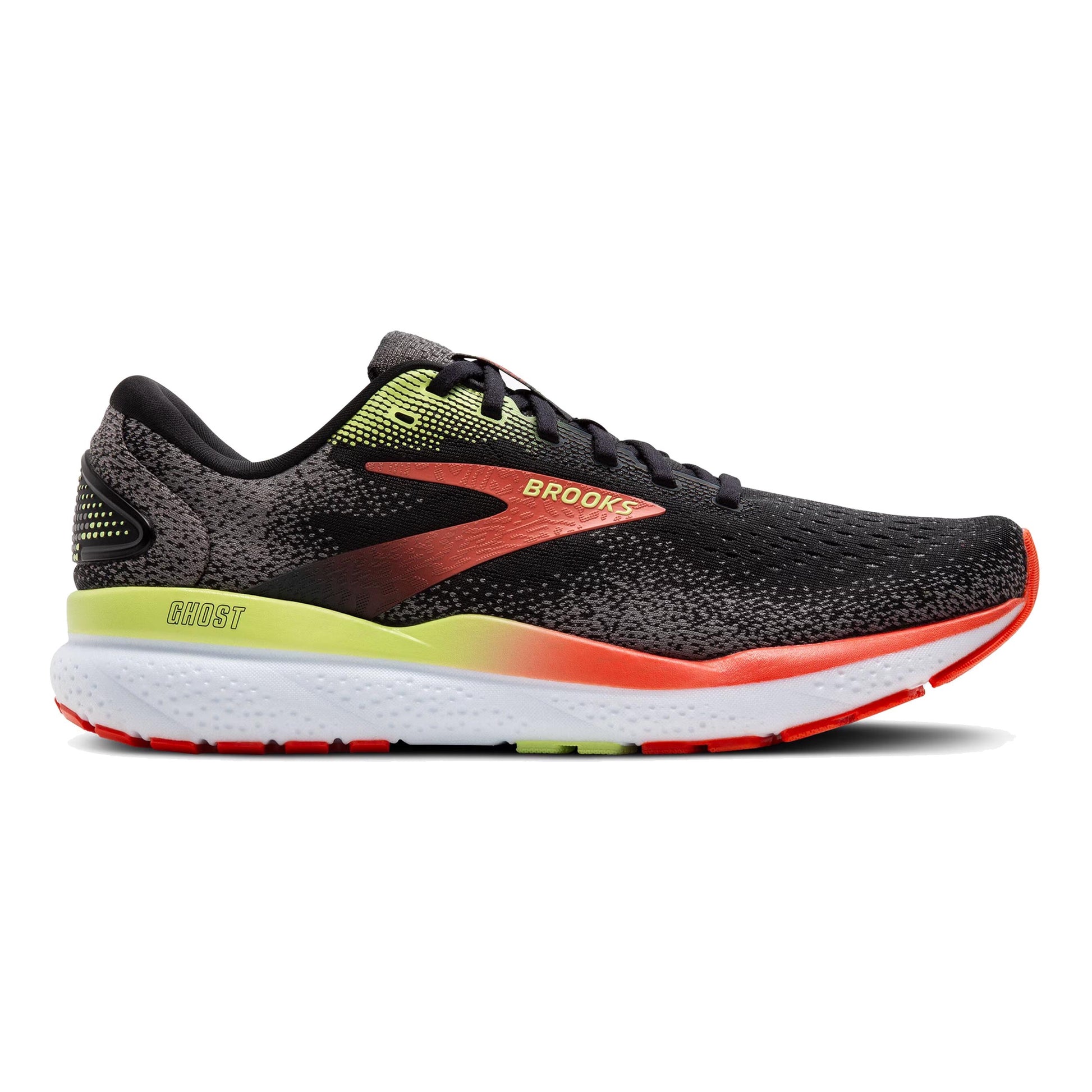 Brooks Ghost 16 Neutralschuh Herren-Schwarz,Orange