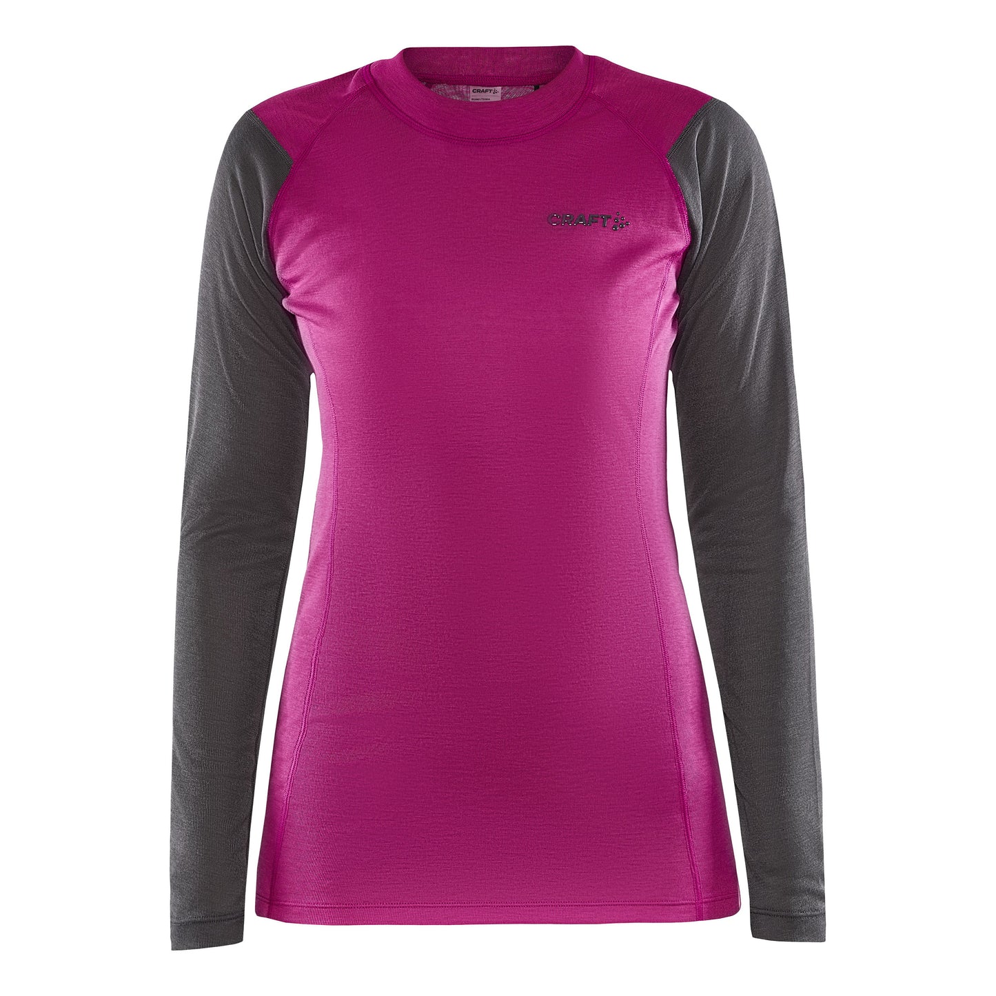Craft Core Warm Baselayer Longsleeve Damen - berry, grau