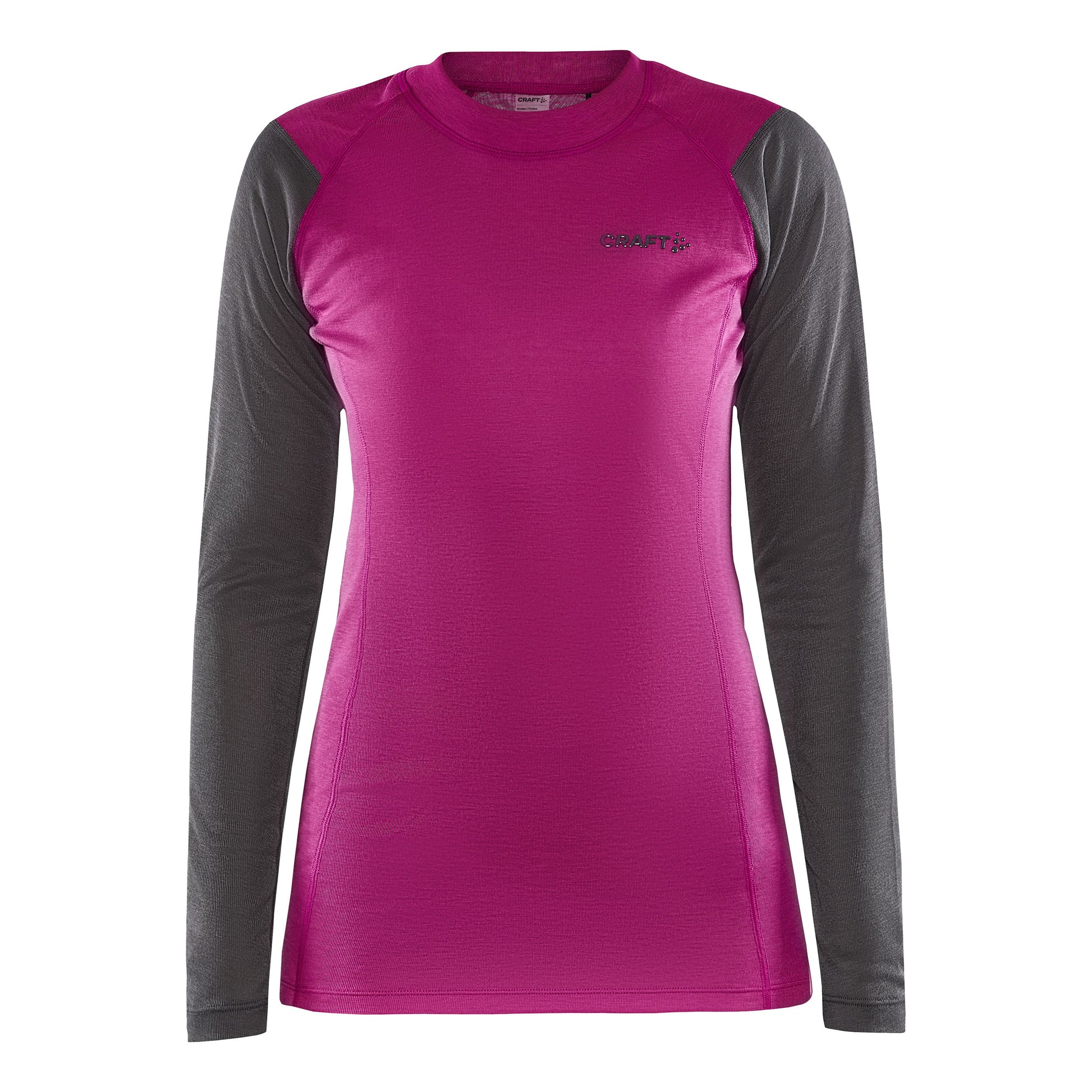 Craft Core Warm Baselayer Longsleeve Damen - berry, grau