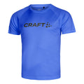 Core Essence Logo Running Shirt Men-Blue