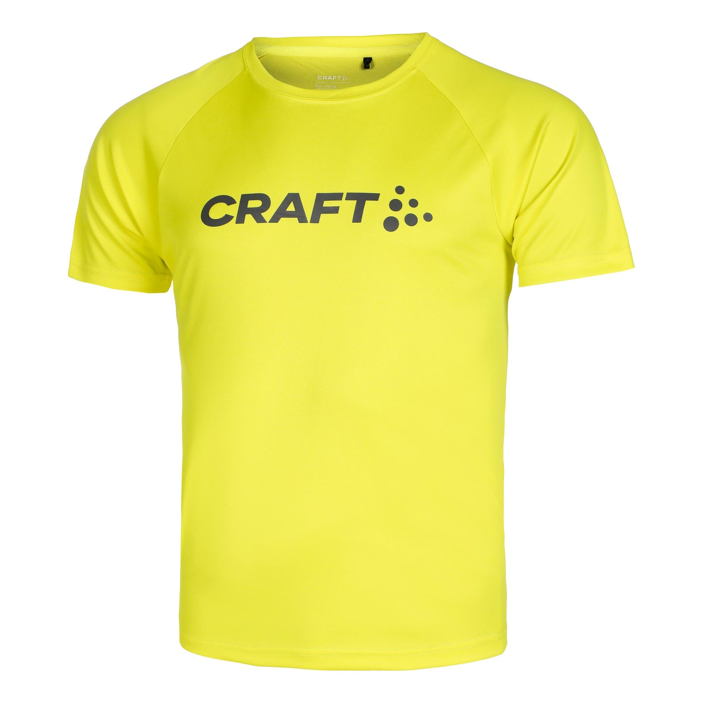 Craft Core Essence Logo Running Shirt Men-Yellow