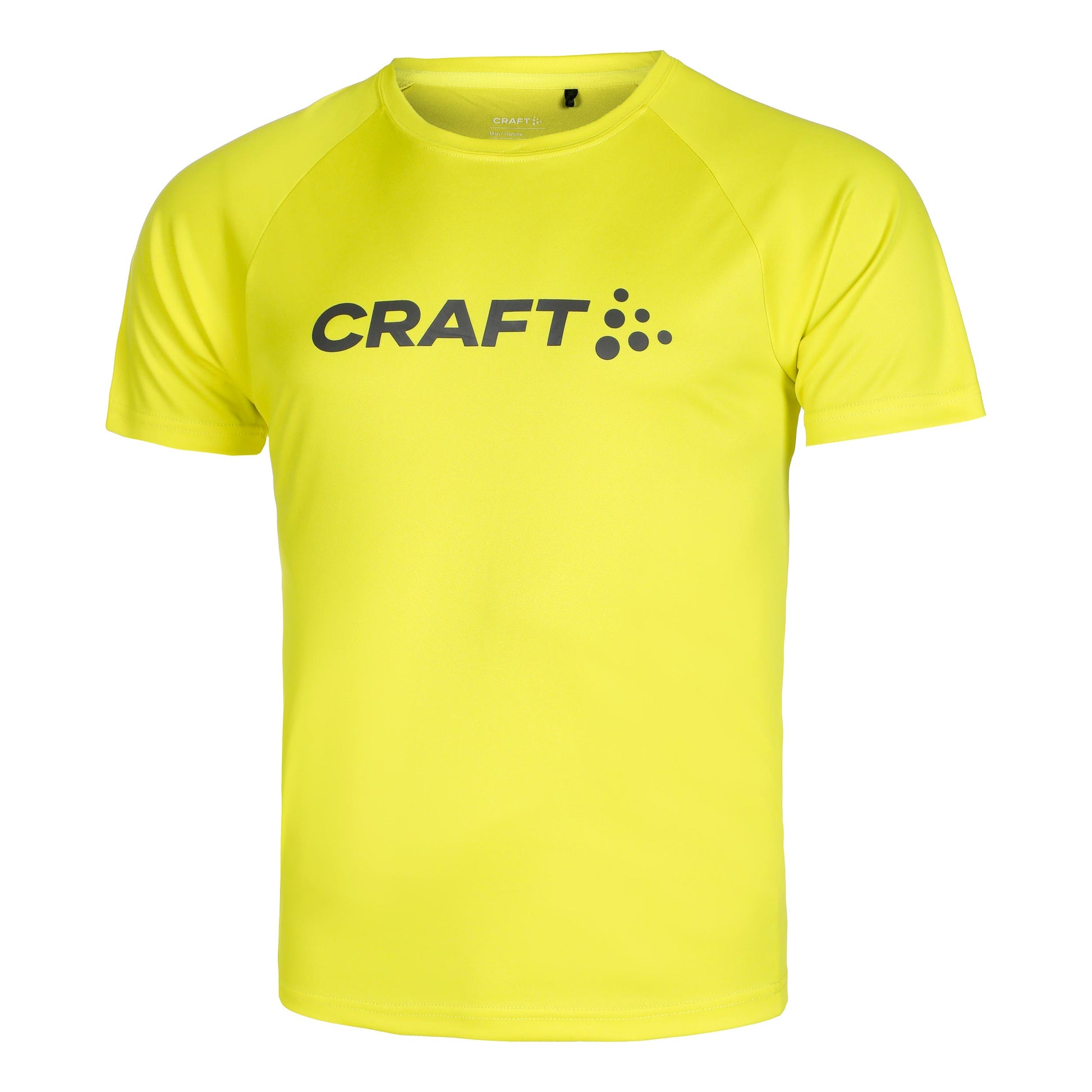 Craft Core Essence Logo Running Shirt Men-Yellow