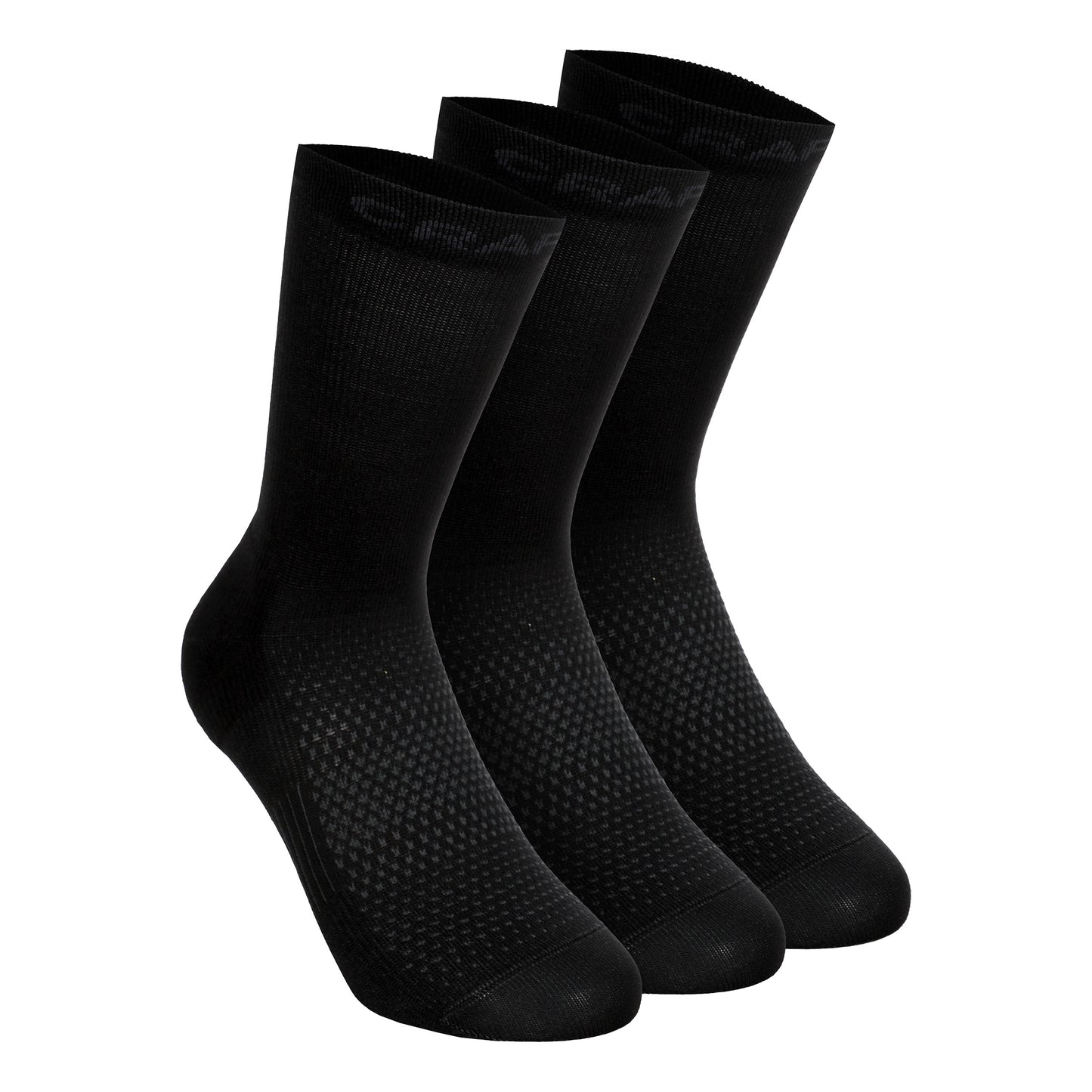 Craft Core Dry High Running Socks Unisex - black