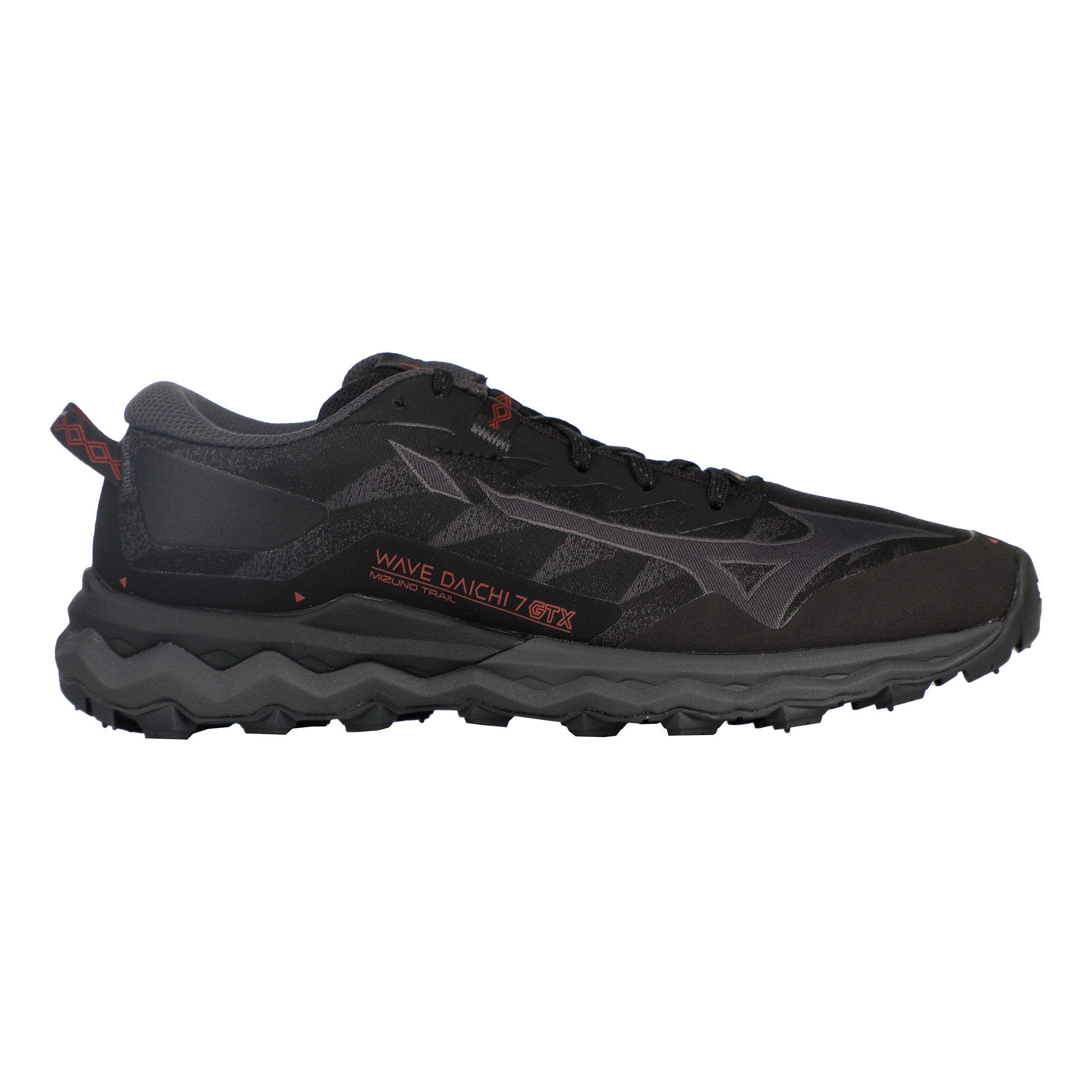 Mizuno Wave Daichi 7 GTX Trail Running Shoe Women-Black,Dark Grey