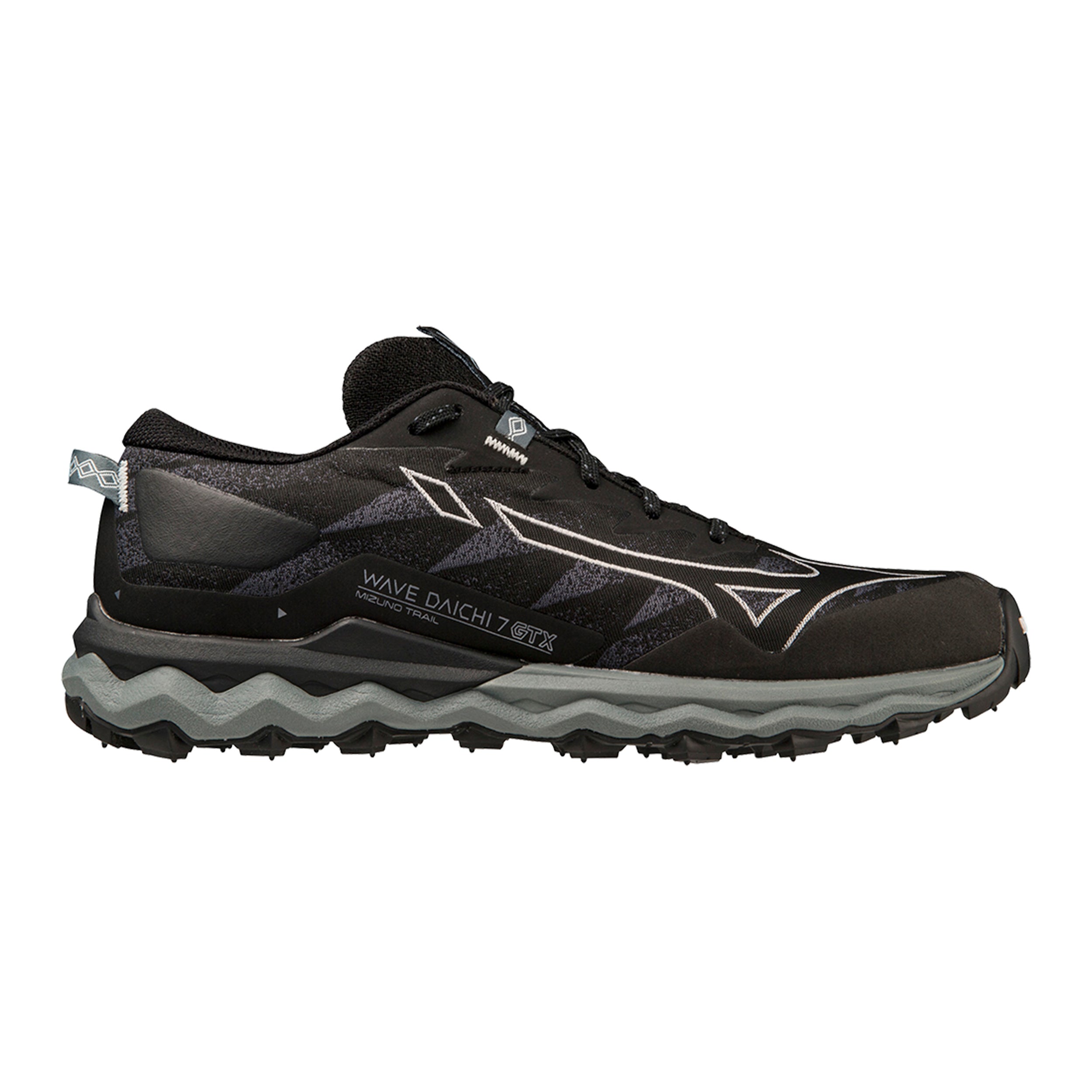 Mizuno Wave Daichi 7 GTX Trail Running Shoe Women-Black,Grey