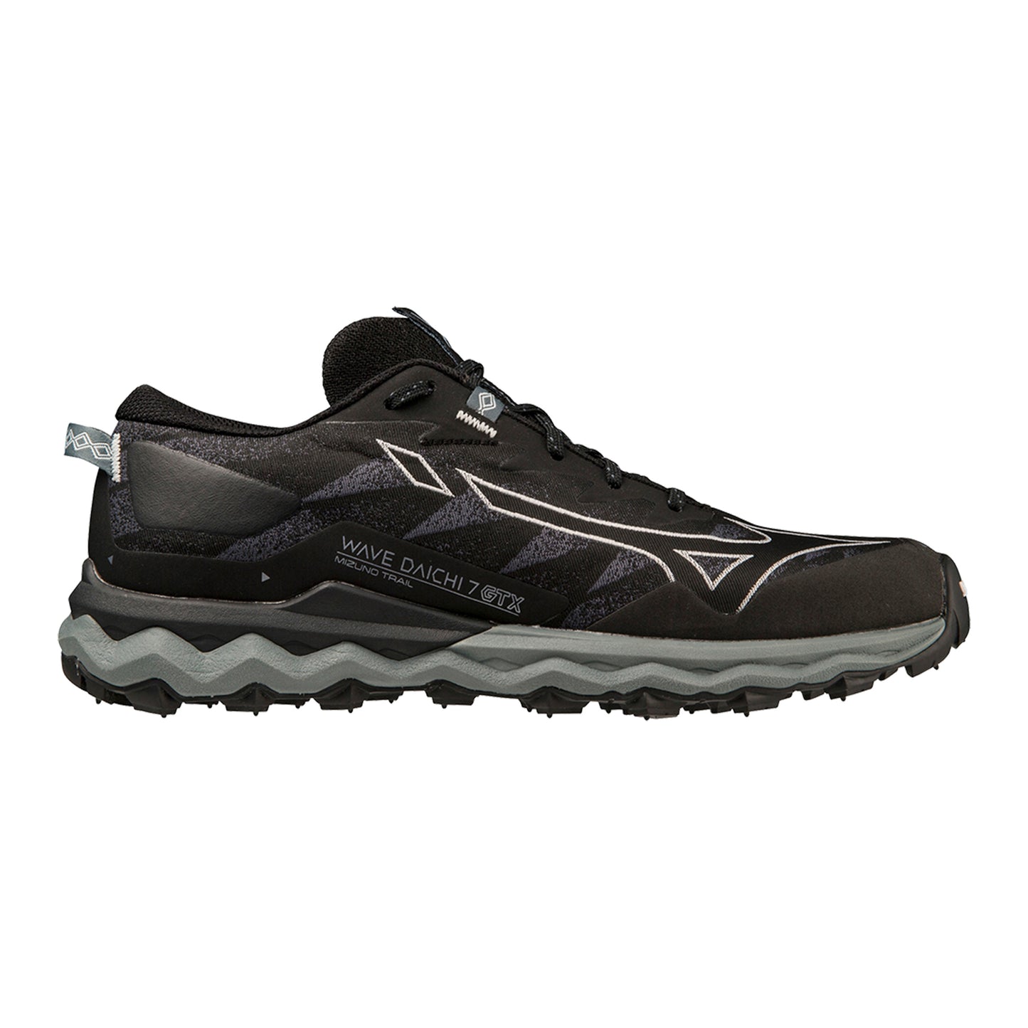 Mizuno Wave Daichi 7 GTX Trail Running Shoe Women-Black,Grey