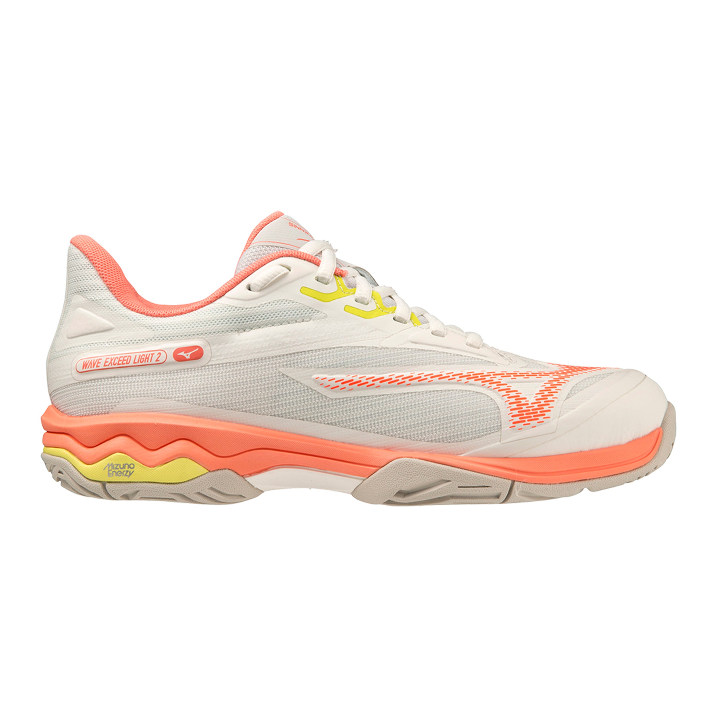 Wave Exceed Light 2 AC All court shoe Women - white, coral