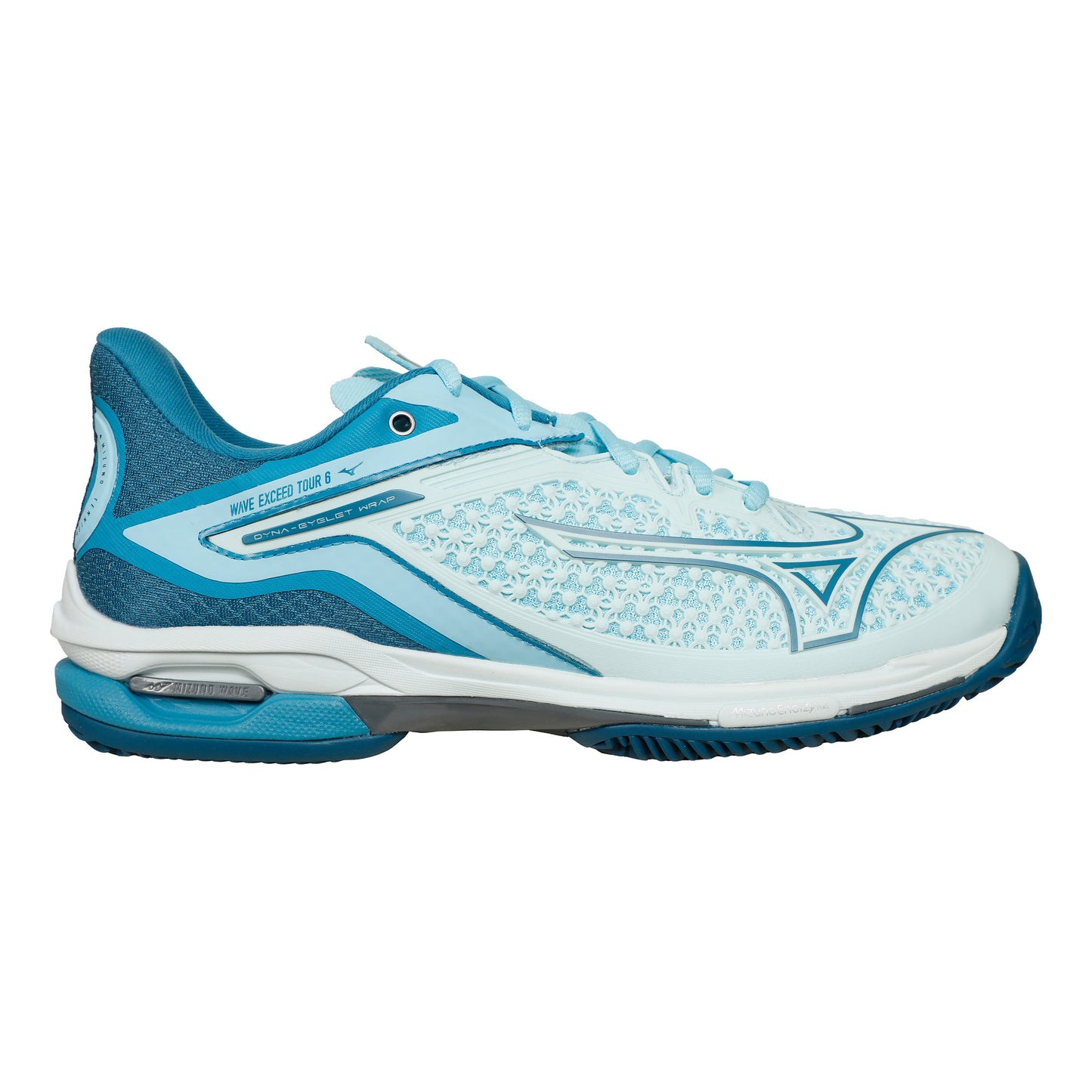 Mizuno Wave Exceed Tour 6 Sandplatzschuh Damen - hellblau, blau