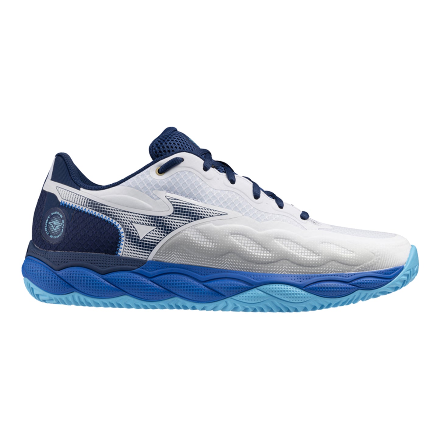 Mizuno Wave Enforce Court Clay court shoe Men - white, blue