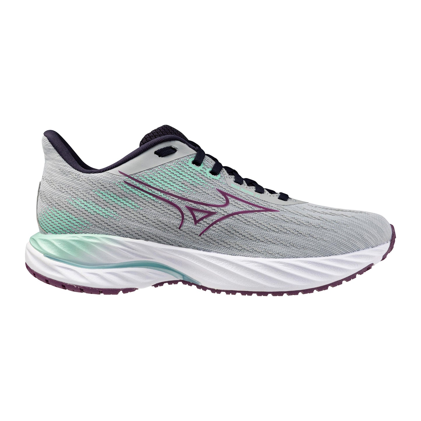 Mizuno Wave Inspire 21 Stability Running Shoe Women-Lightgrey,Mint