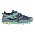 Wave Mujin 10 Trail Running Shoe Women-Dark Blue,Mint
